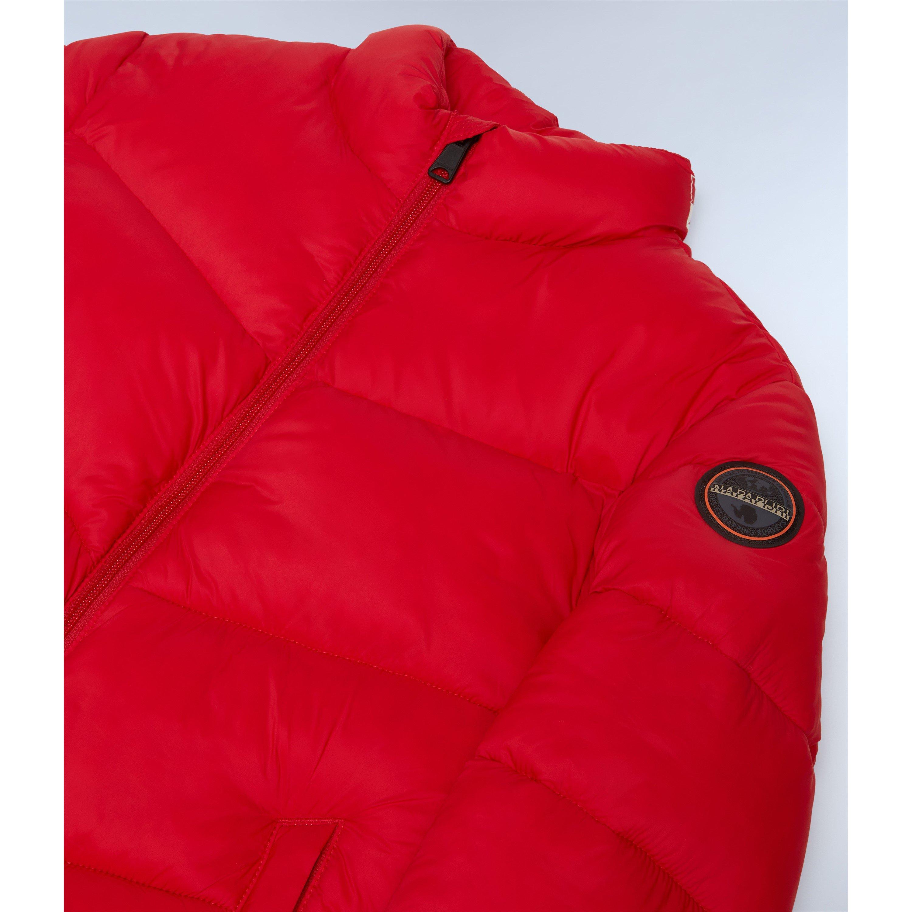 Rot R06 - Napapijri - Kids' Carrel Insulated Short Puffer Jacket - 3