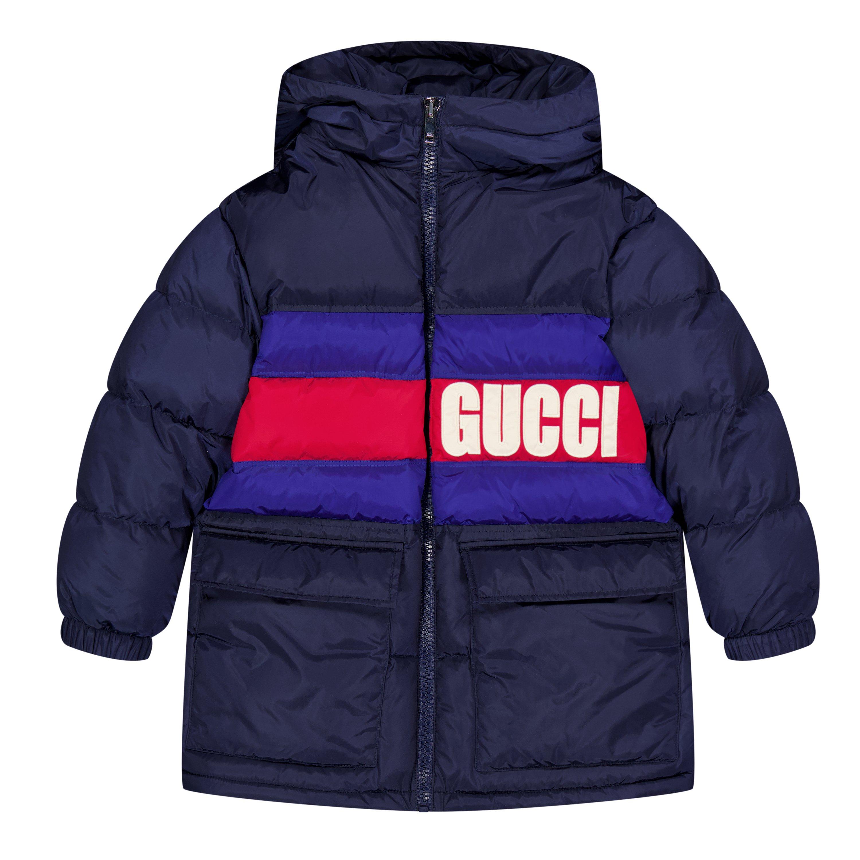 Marine 4560 - Gucci - Kids' Logo Down-Filled Hooded Short Puffer Jacket - 1