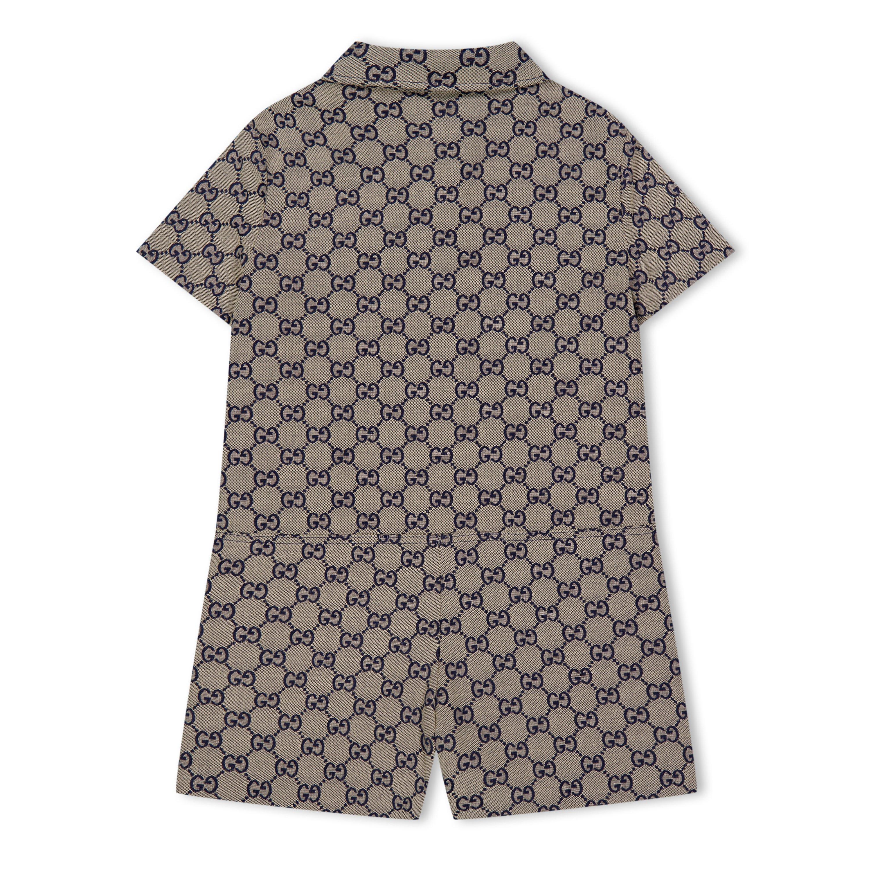 Bge/Blue 9118 - Gucci - GG Canvas Playsuit Juniors - 2