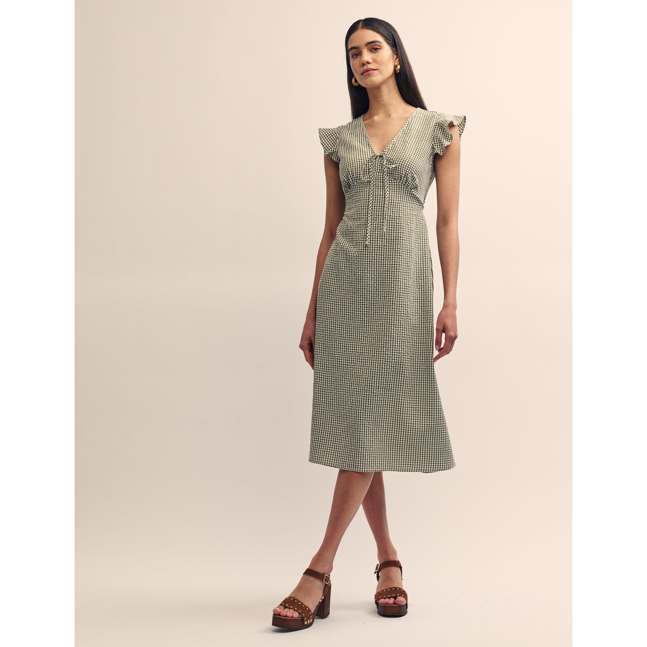 Check Green - Nobodys Child - Lily Dress - 1