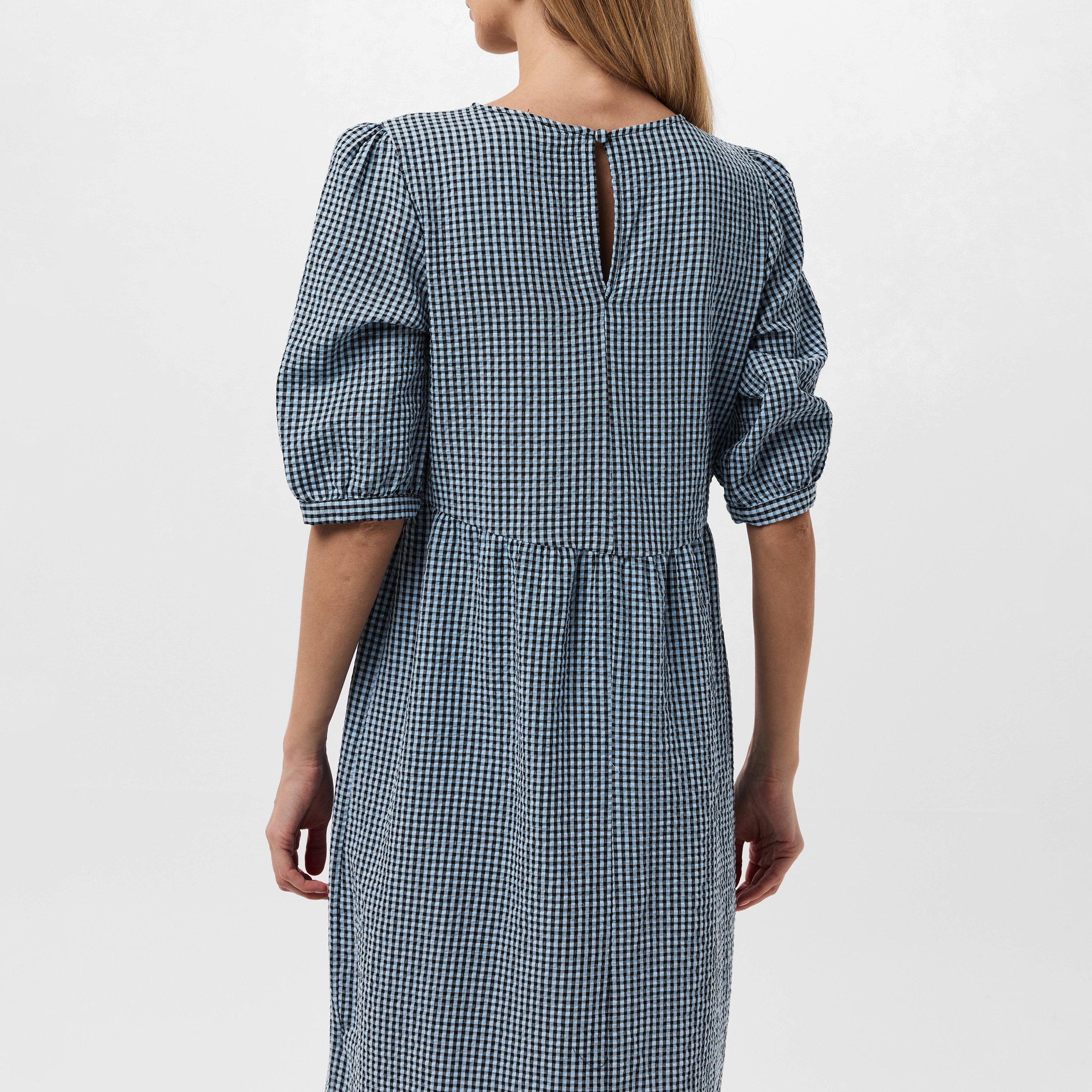 Check Blue - Nobodys Child - Rachel Smock Dress - 3