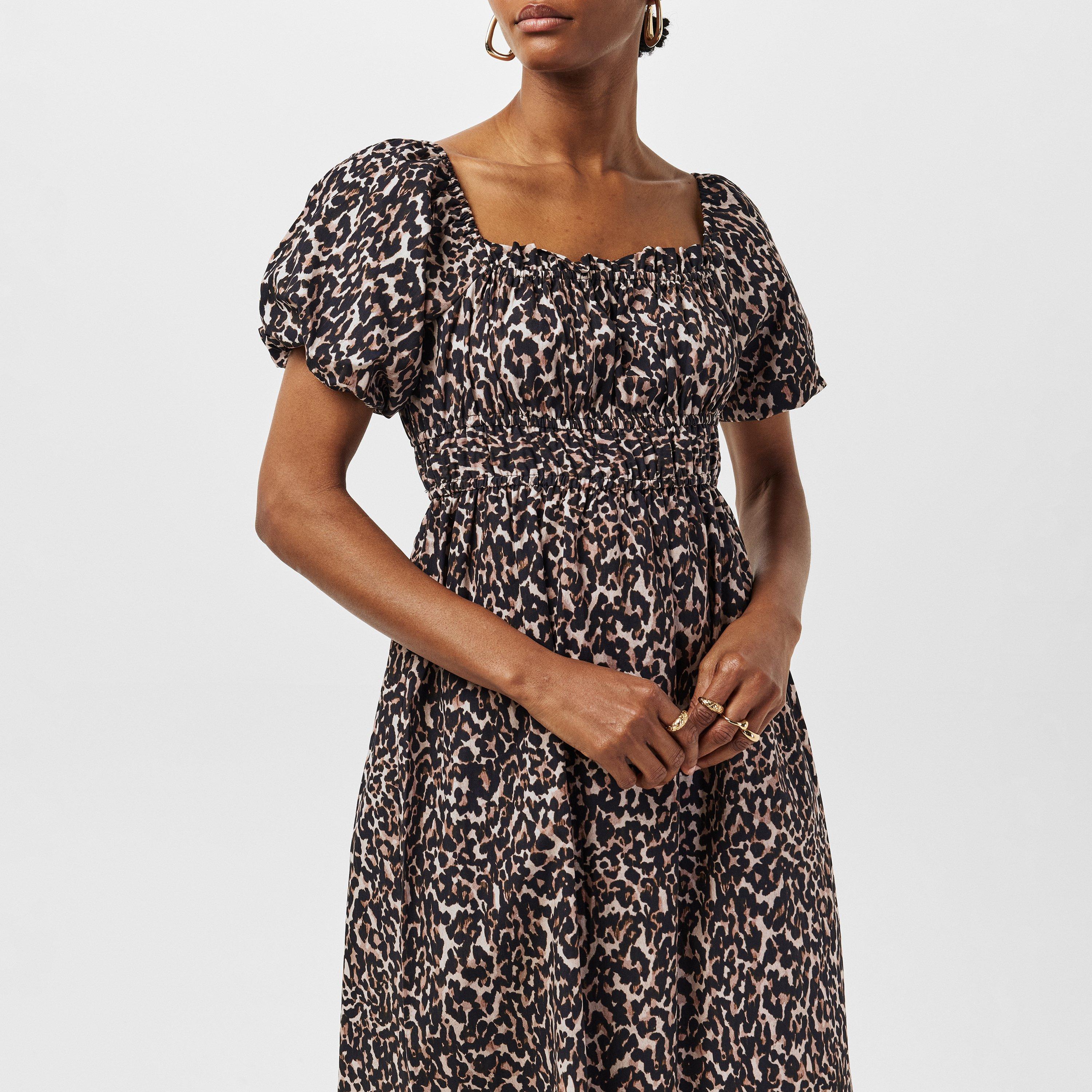 Leopard - Nobodys Child - Leopard Print Kurti Midi Dress - 3