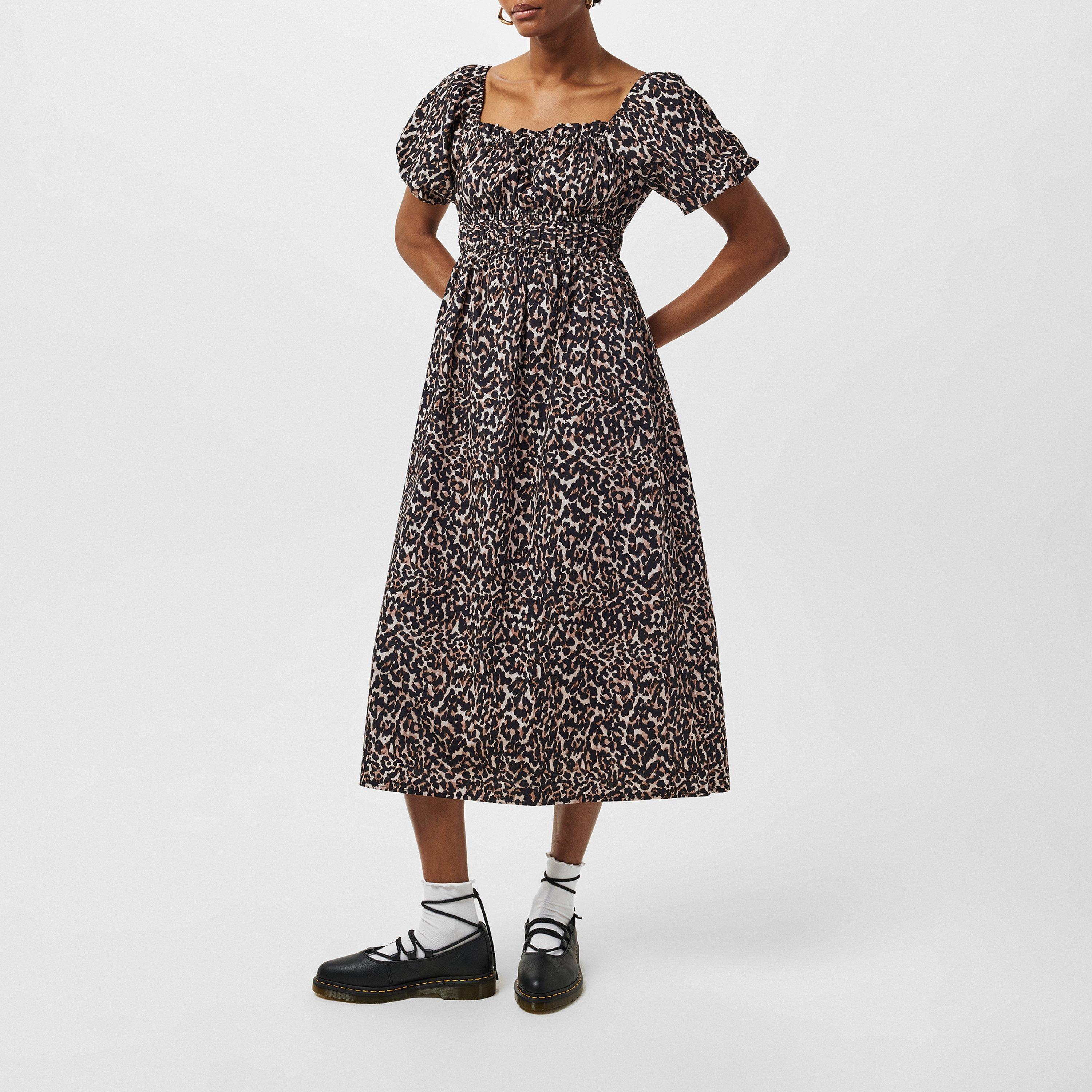 Leopard - Nobodys Child - Leopard Print Kurti Midi Dress - 6