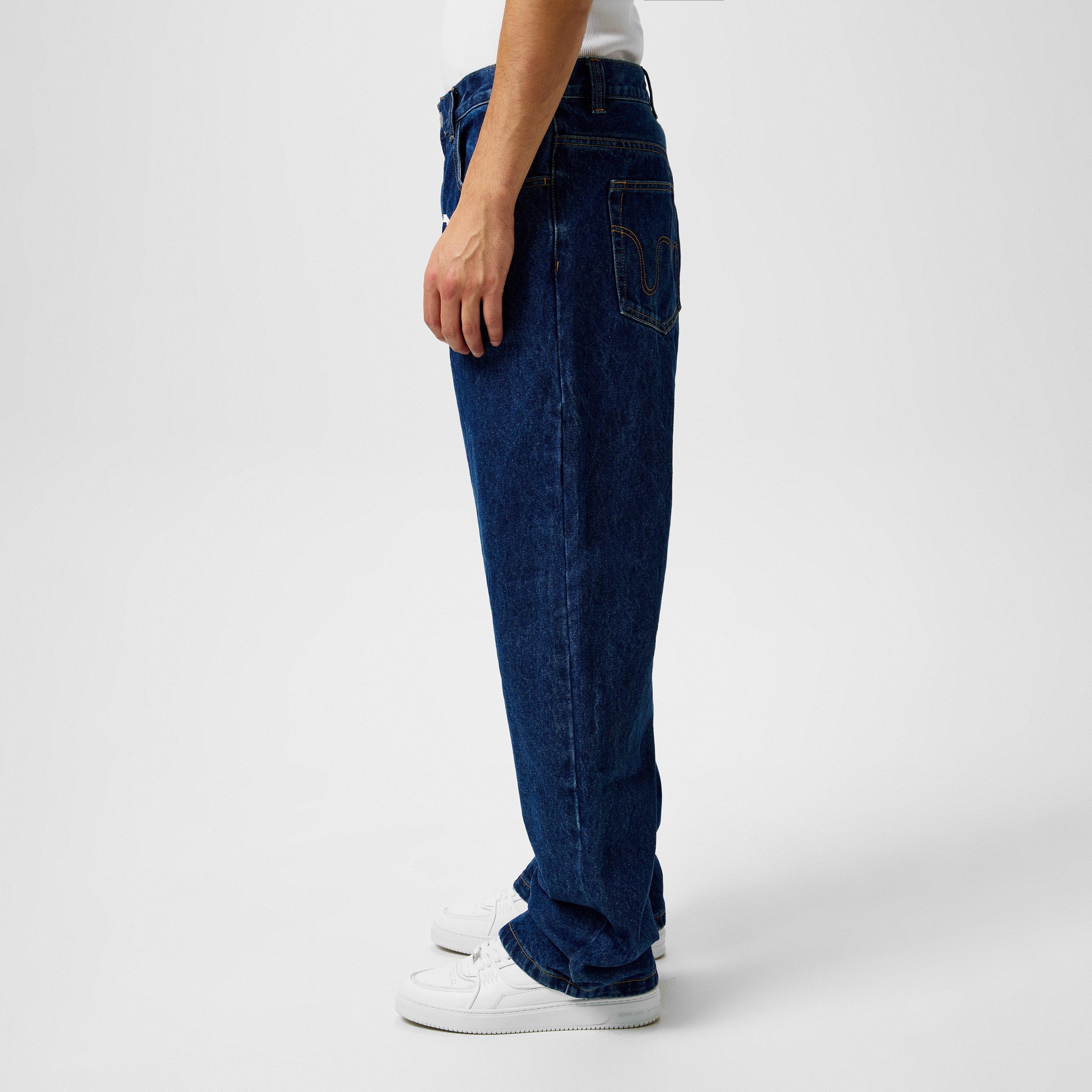 Indigo/White - ICECREAM - Running Dog Denim Jeans - 5