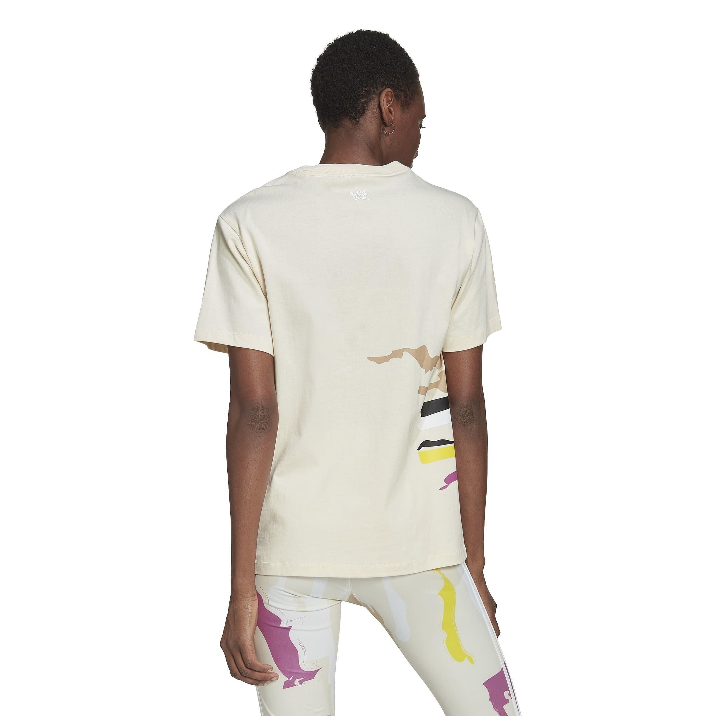 Multicolorido - adidas Originals - X Thebe Magugu Regular T-Shirt Womens - 3