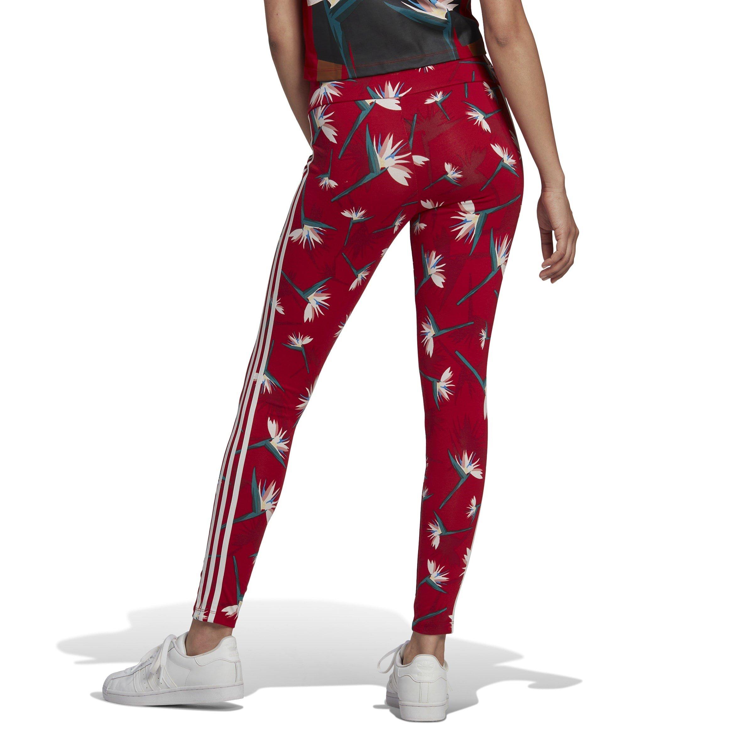 Red - adidas Originals - Leggings X Thebe Magugu Womens - 3