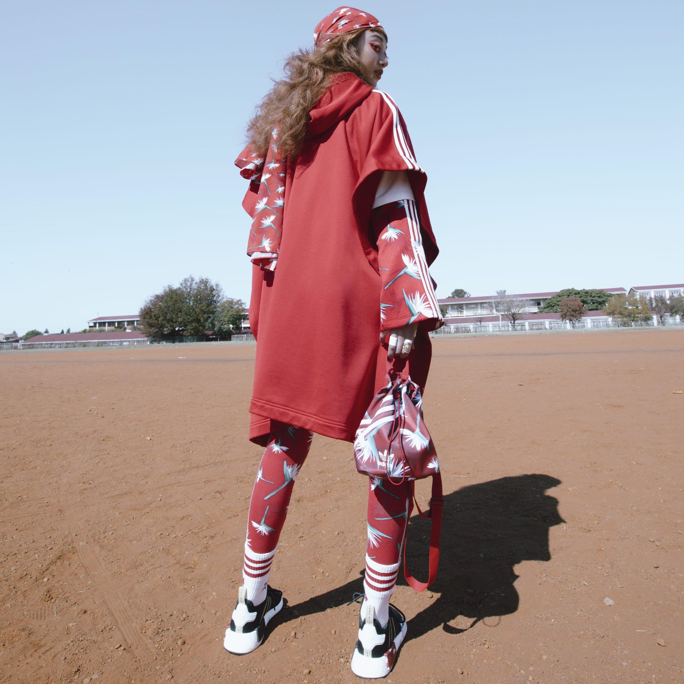 Red - adidas Originals - Leggings X Thebe Magugu Womens - 8