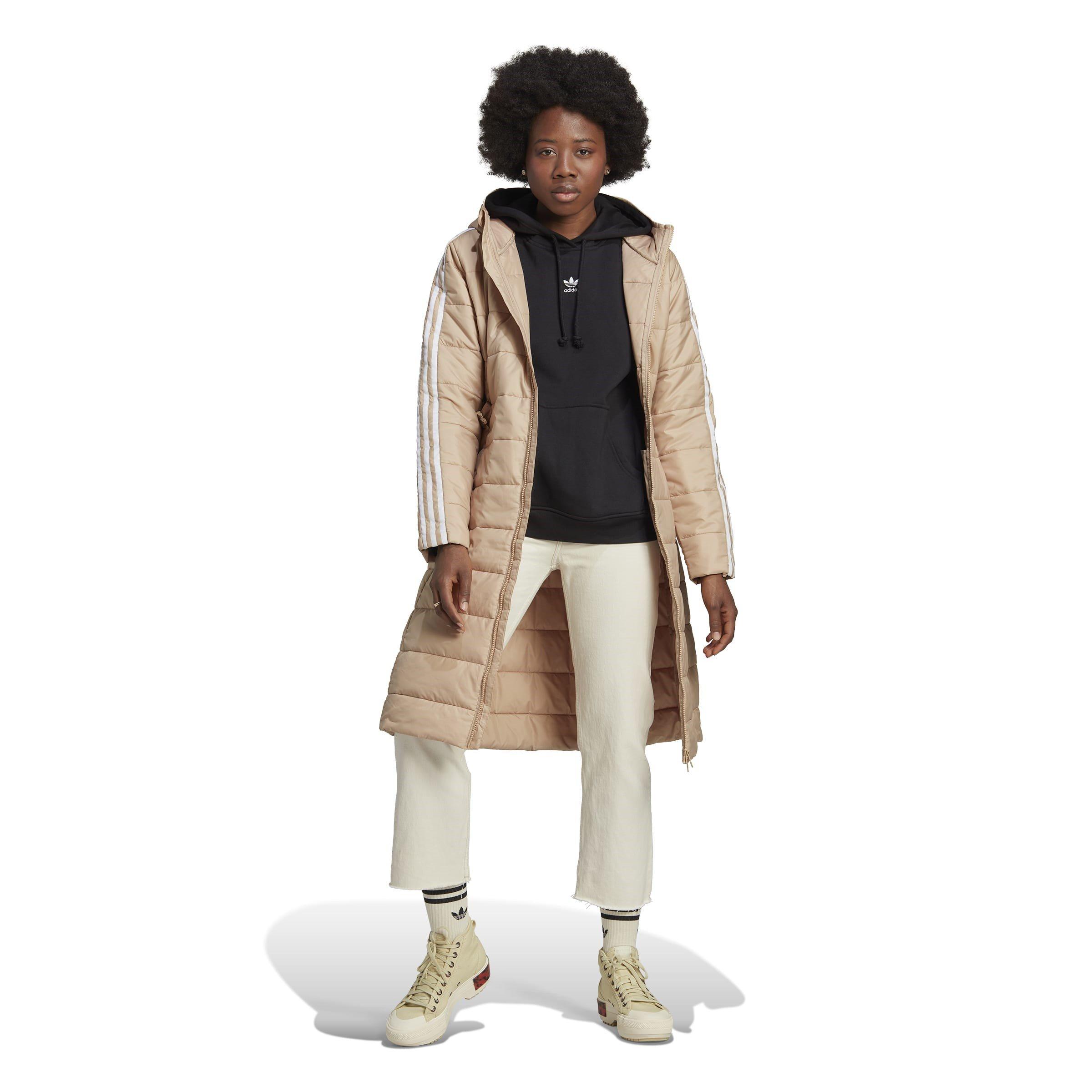 Beige - adidas Originals - Premium Long Sleeve Slim Fit Short Puffer Jacket - 6