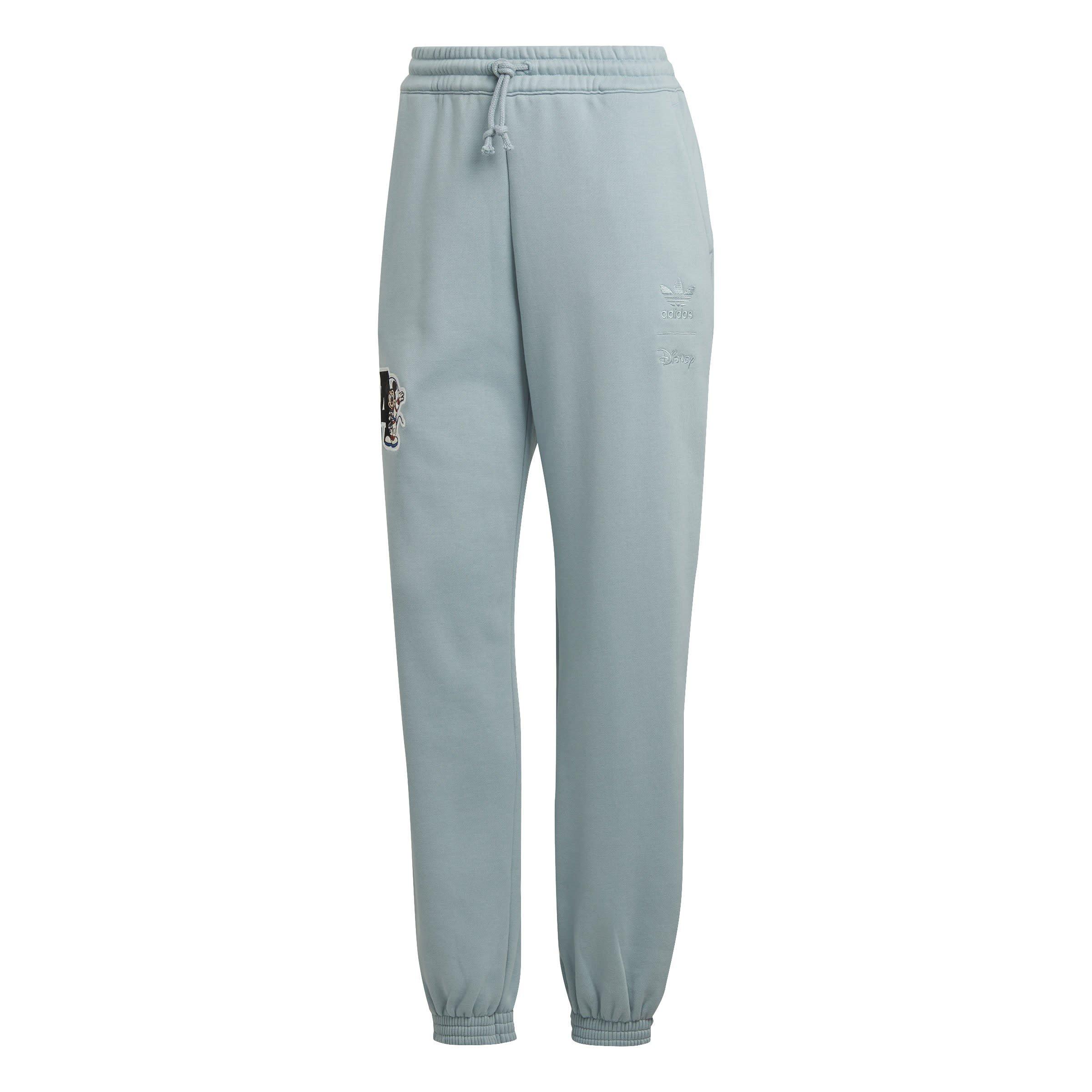 Grey - adidas Originals - Women's Disney Cuffed Fleece Joggers - 1