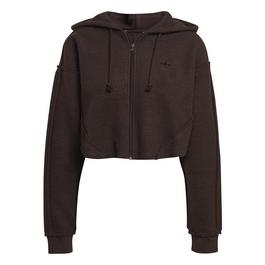 adidas Originals Crop Full Zip Hoodie Womens