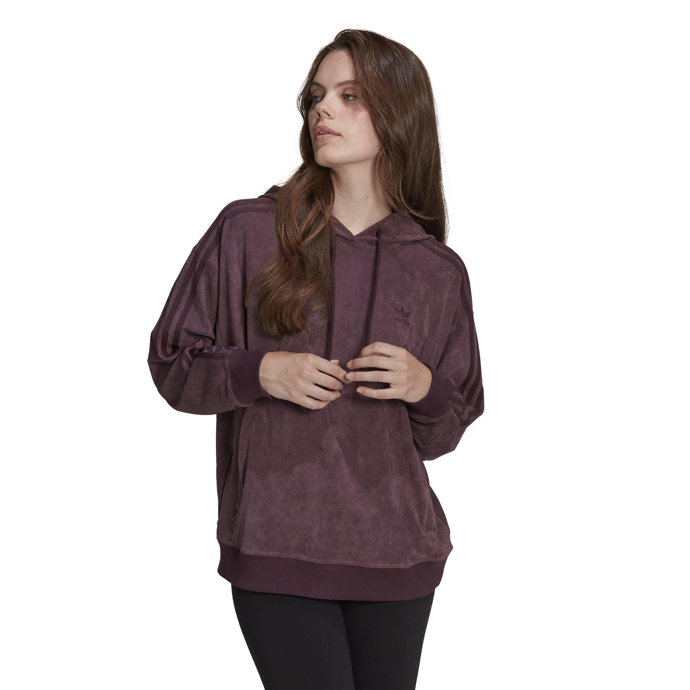 Purple - adidas Originals - Adicolor Classics Hoodie Womens - 2