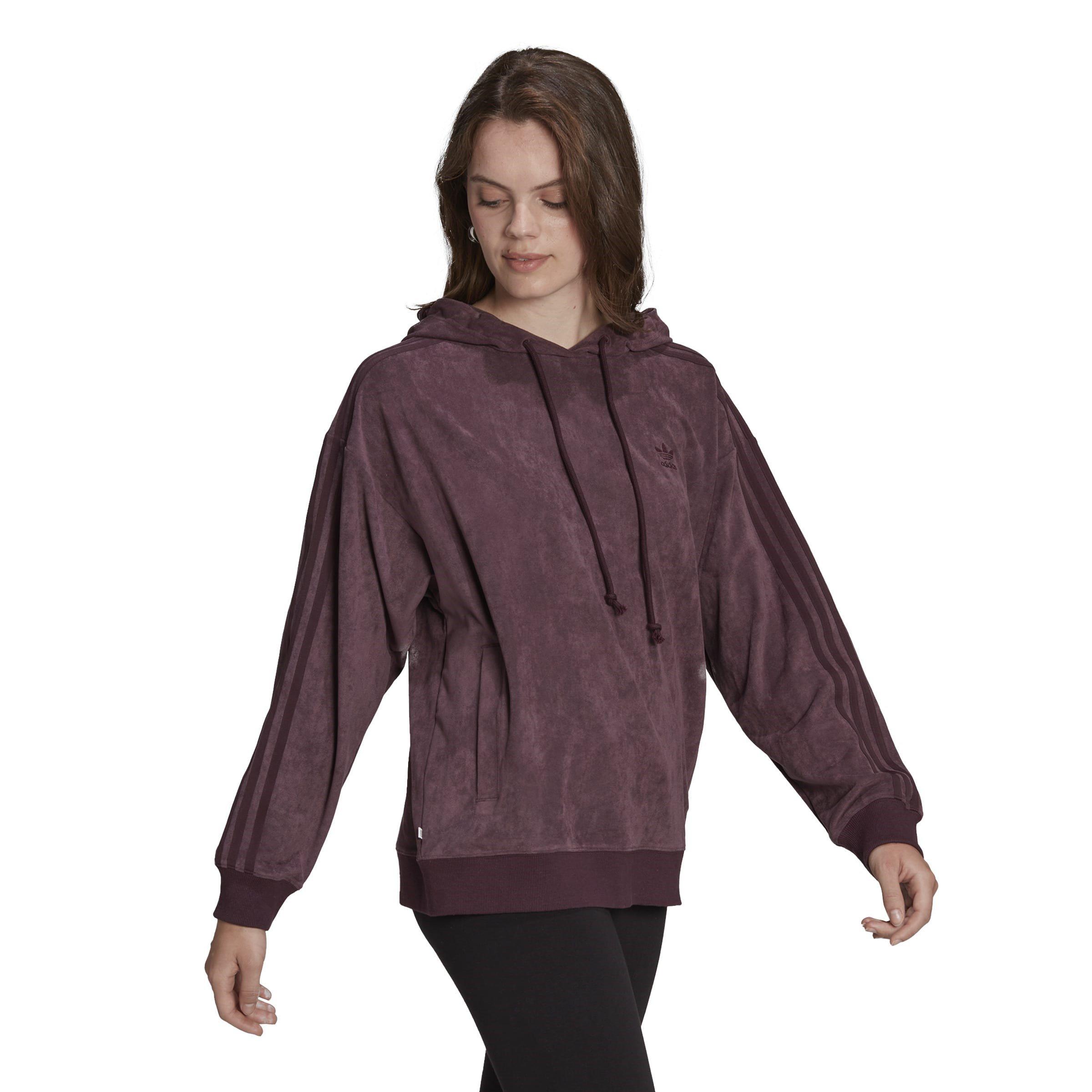 Purple - adidas Originals - Adicolor Classics Hoodie Womens - 4