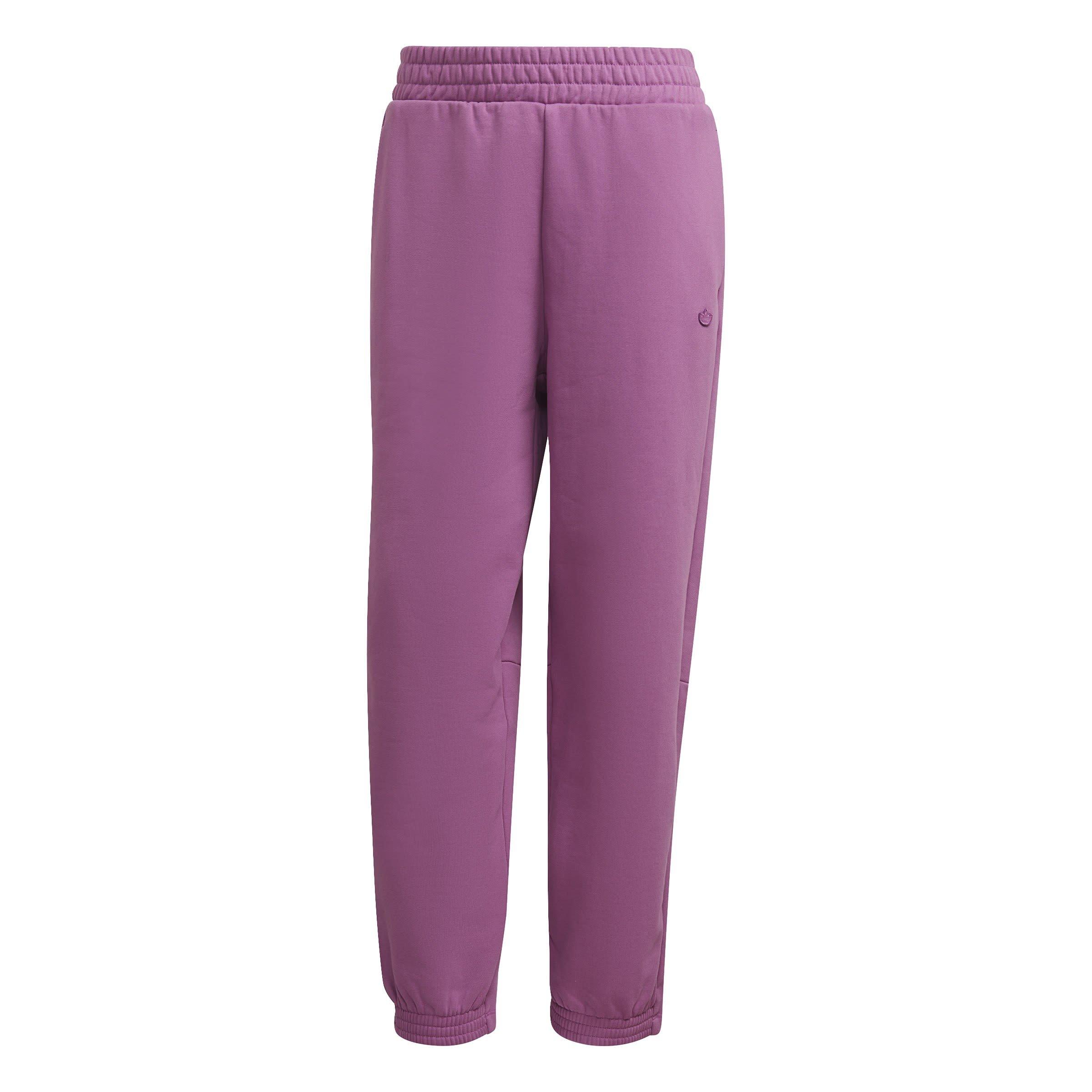 Purple - adidas Originals - Closed Hem Fleece Joggers - 1