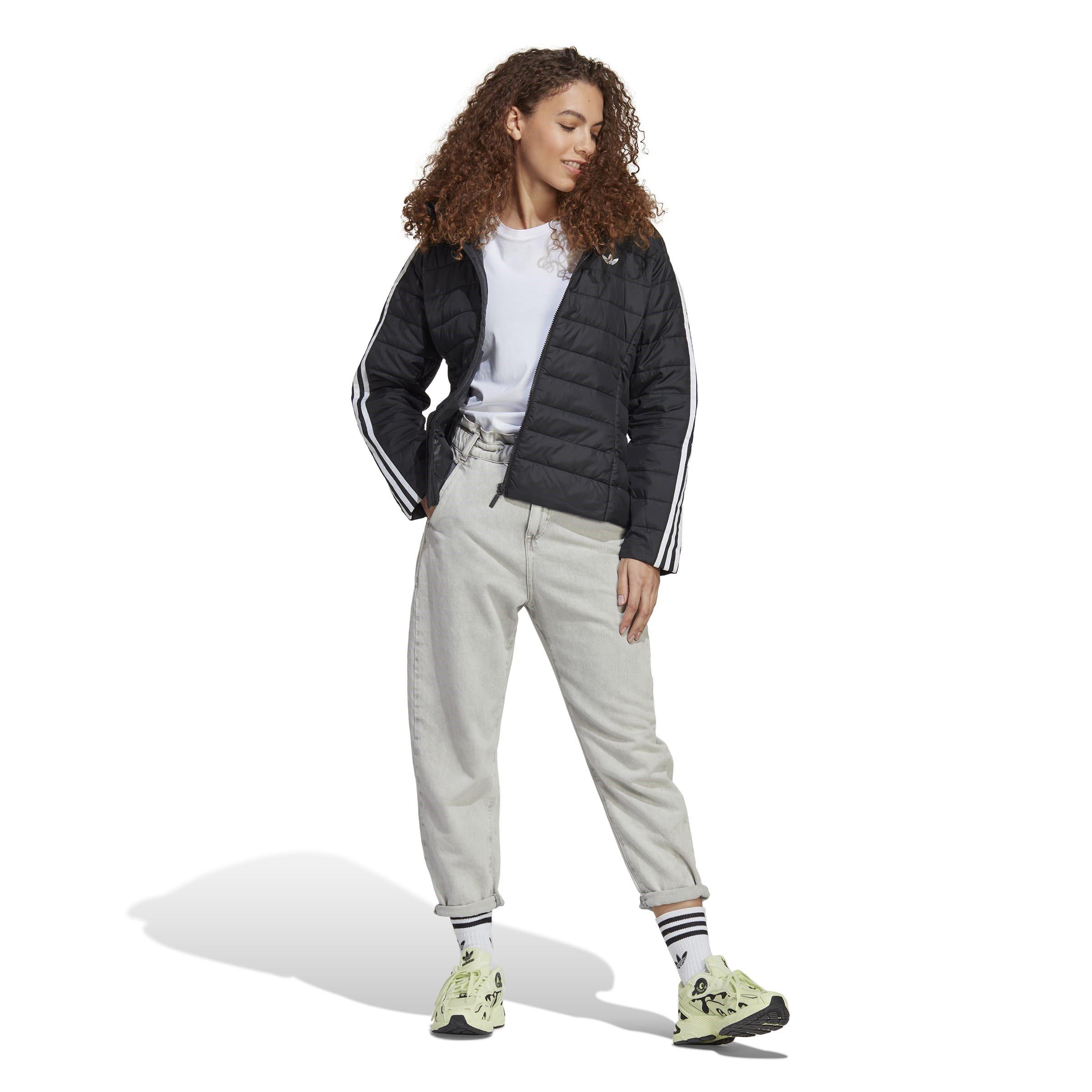 Noir - adidas Originals - Slim Padded Jacket Womens - 4