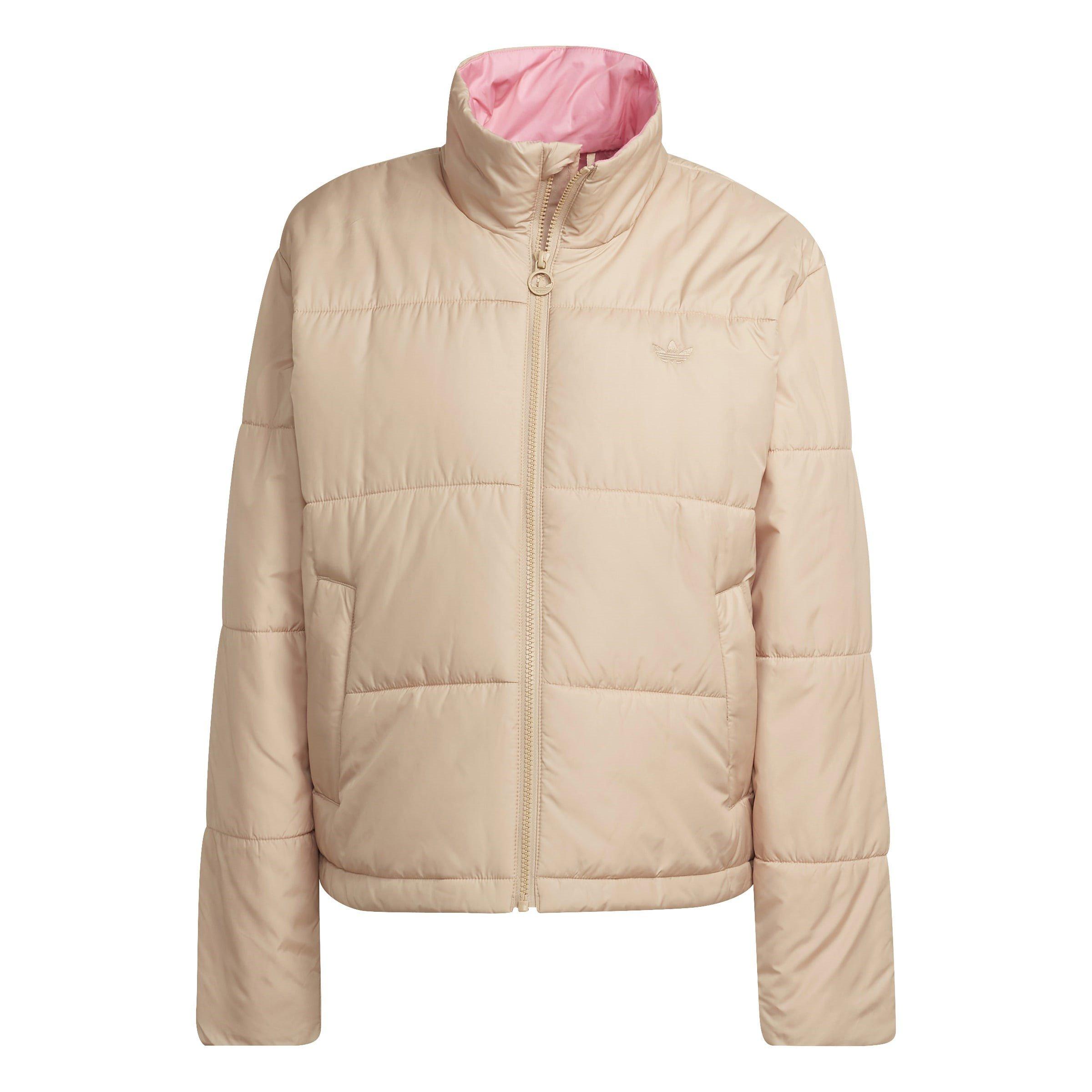 Beige - adidas Originals - Women's Adidas Recycled Oversized Fit Short Puffer Jacket - 1