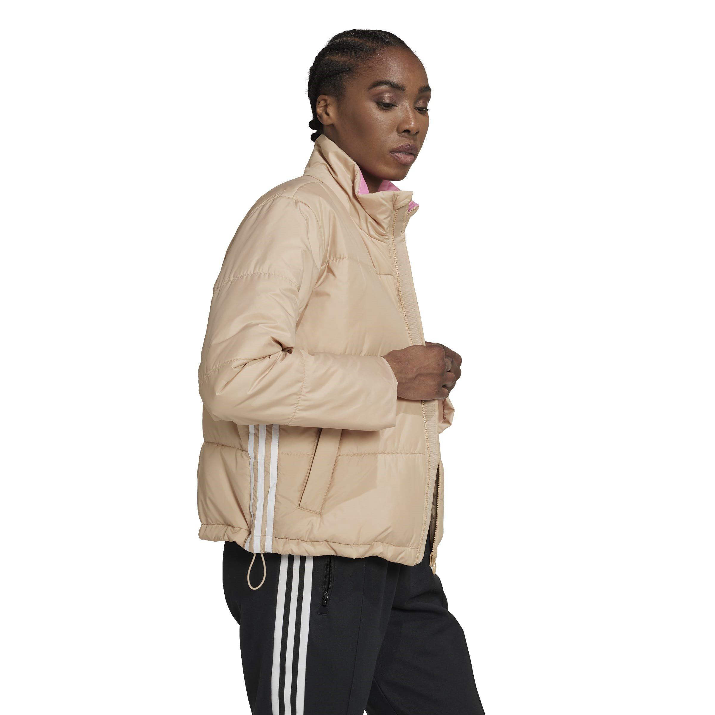 Beige - adidas Originals - Women's Adidas Recycled Oversized Fit Short Puffer Jacket - 4