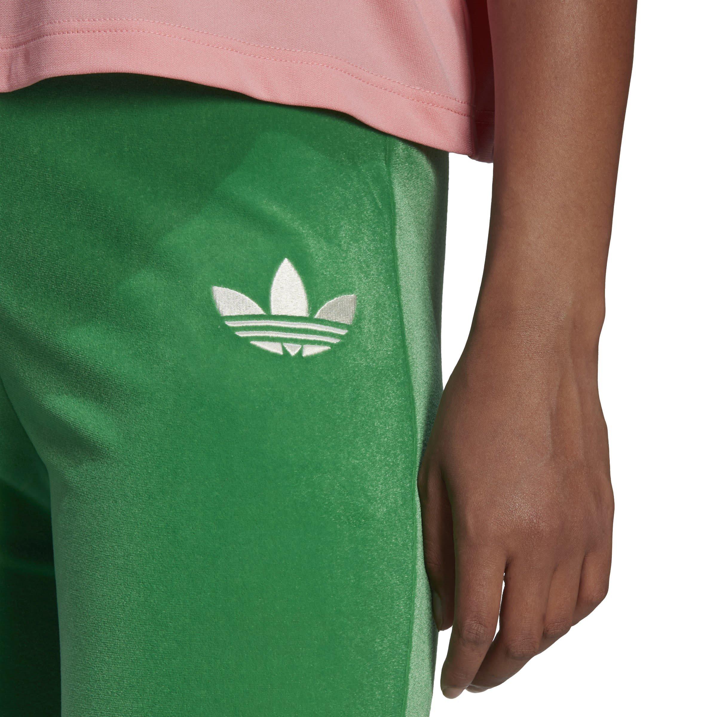 Zelena - adidas Originals - Velour Flared Joggers Womens - 4