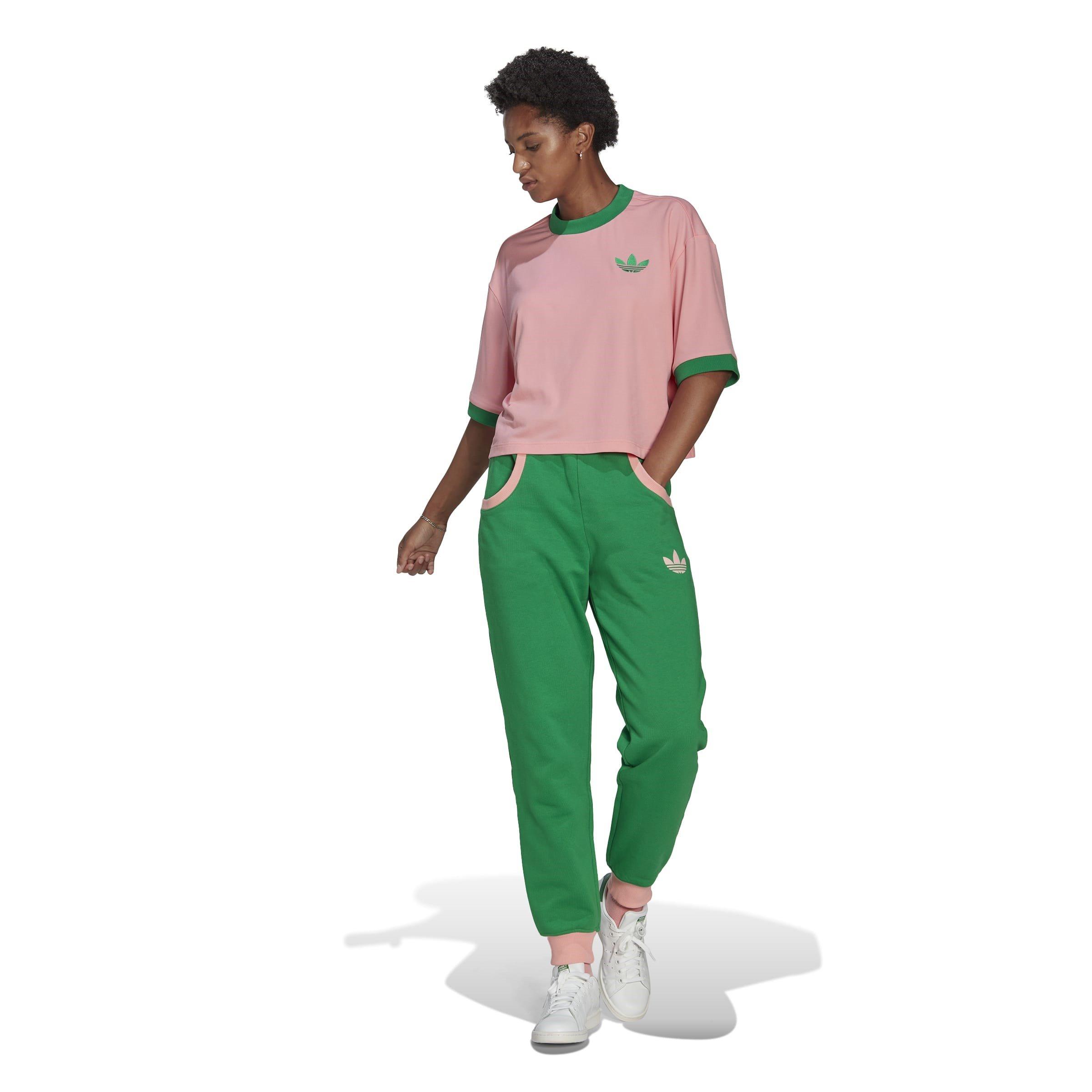 Groen - adidas Originals - Adicolor 70s Jogging Bottoms Womens - 4