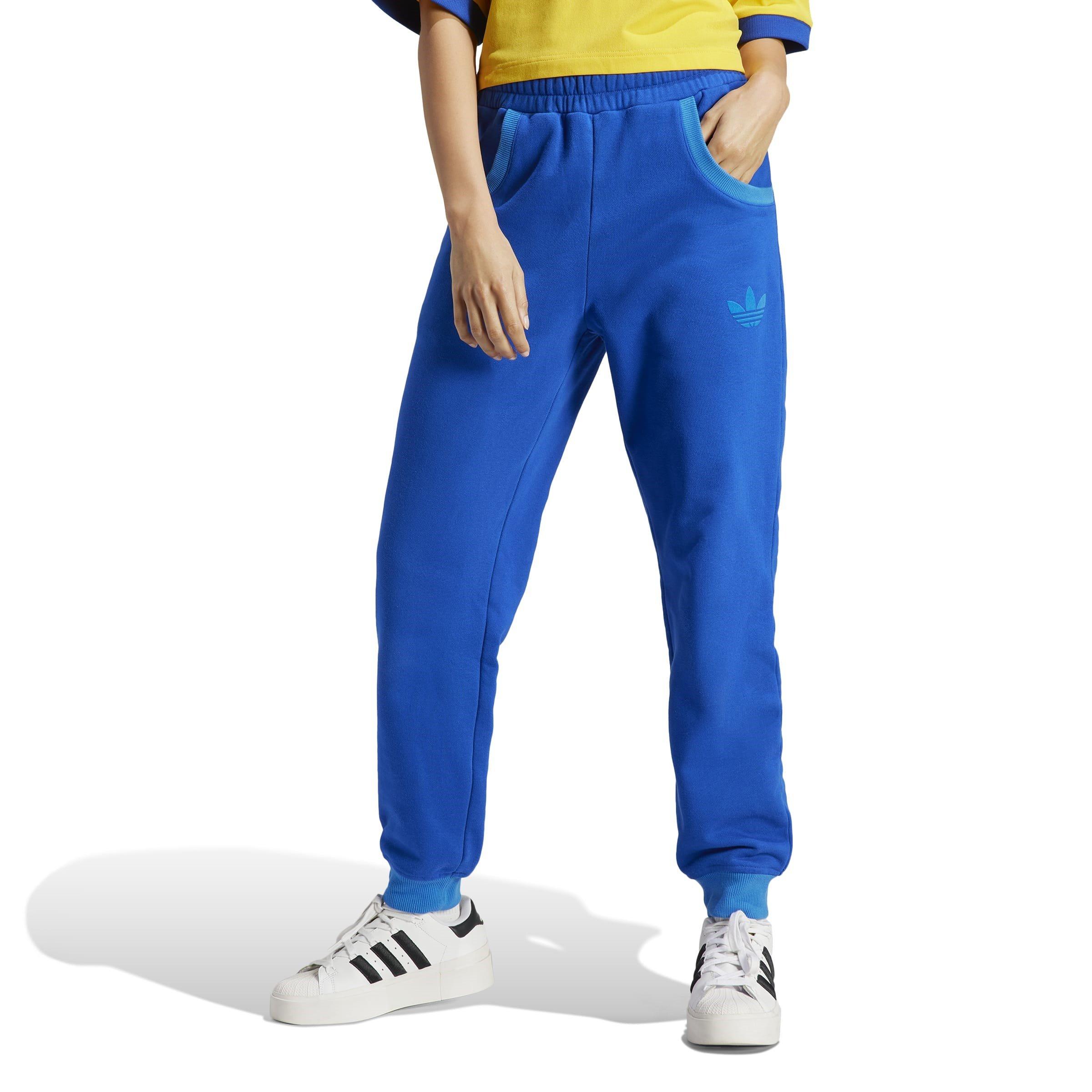 Blue - adidas Originals - adidas Adicolor 70s Jogging Bottoms Womens - 2