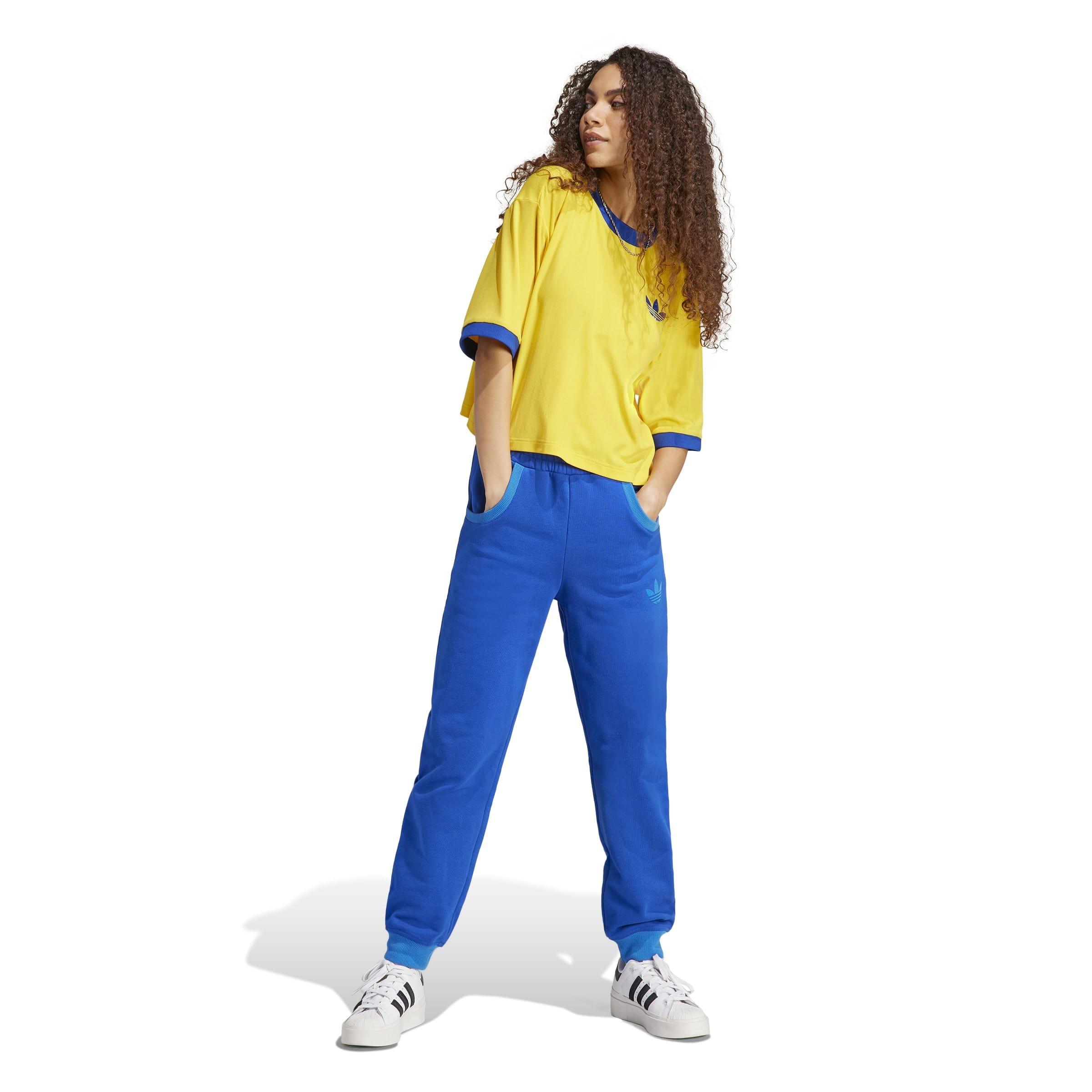Blue - adidas Originals - adidas Adicolor 70s Jogging Bottoms Womens - 4