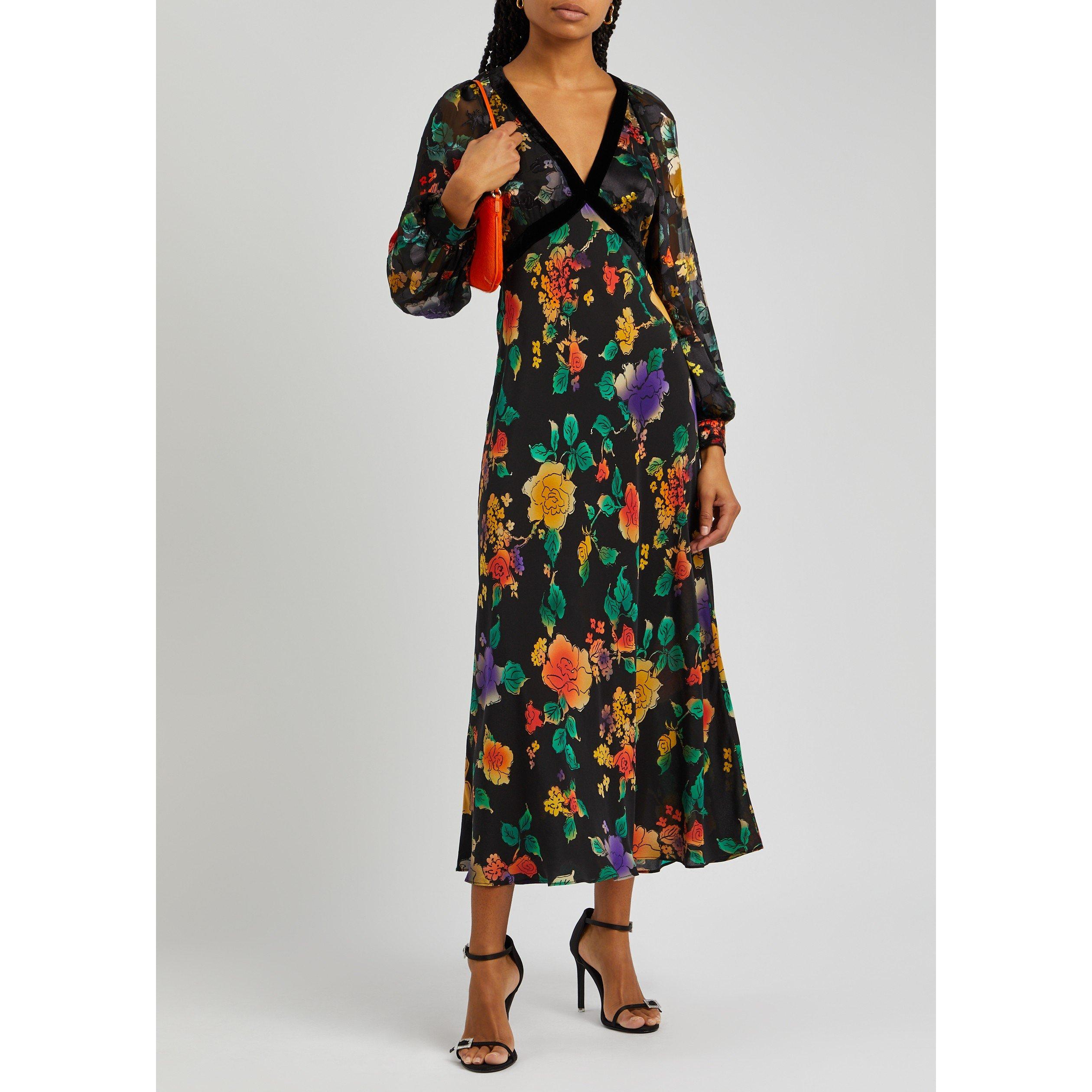 BLACK AND OTHER - RIXO - LD AYLA L SLEEVE DRESS - 5