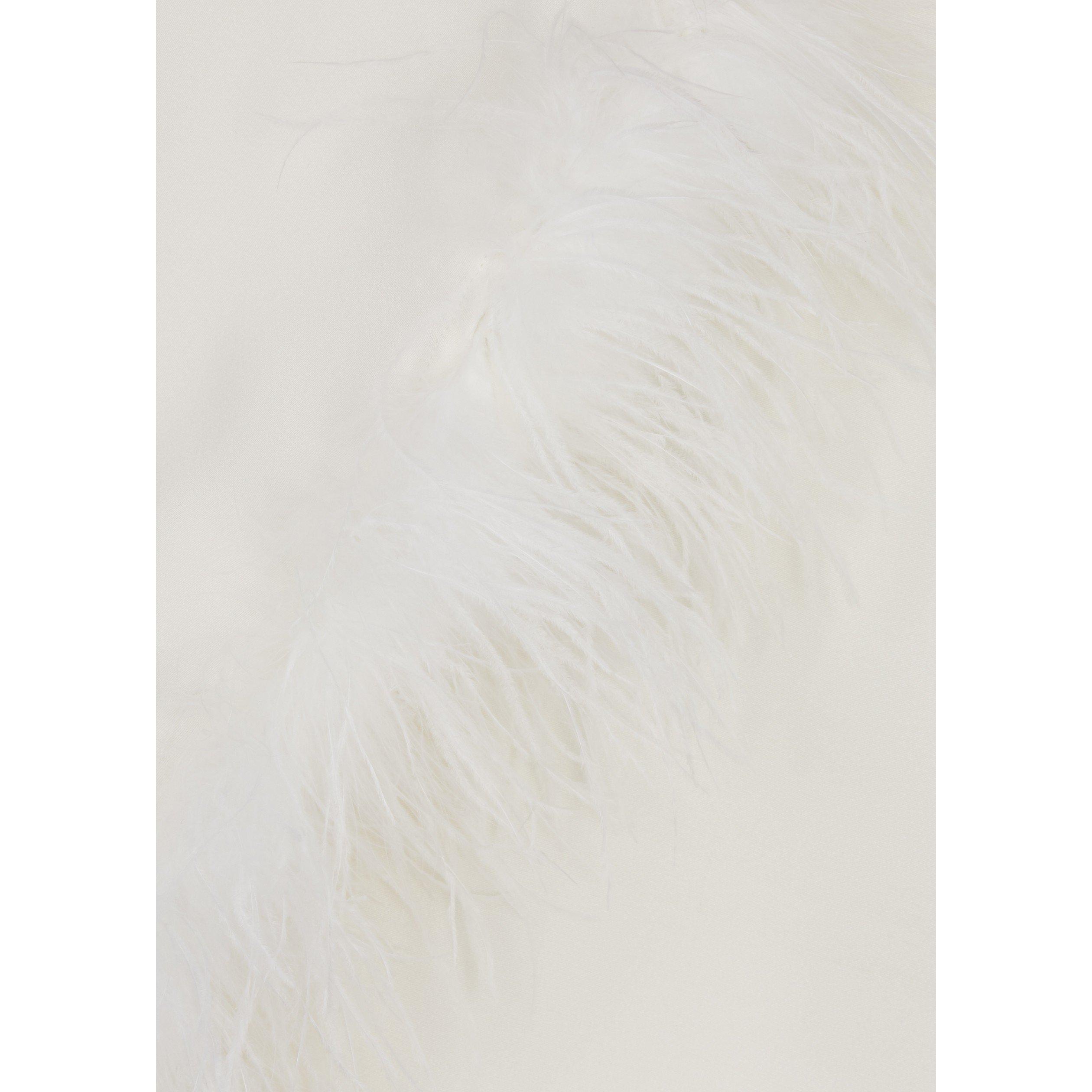 IVORY - RIXO - SD Candice feather trim mini - 4