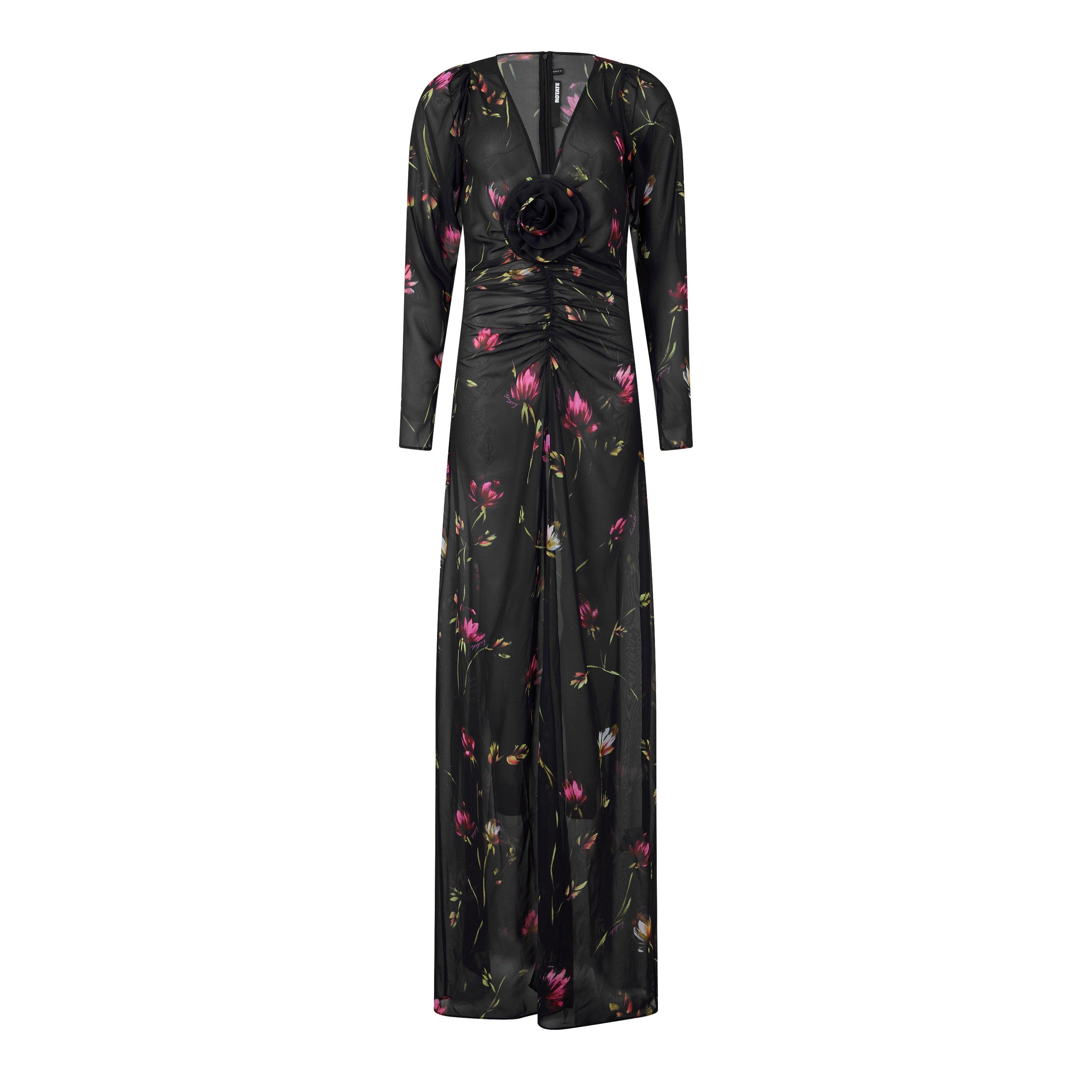 BLACK AND OTHER - Rotate - LD Light V-Neck Maxi Dres - 1