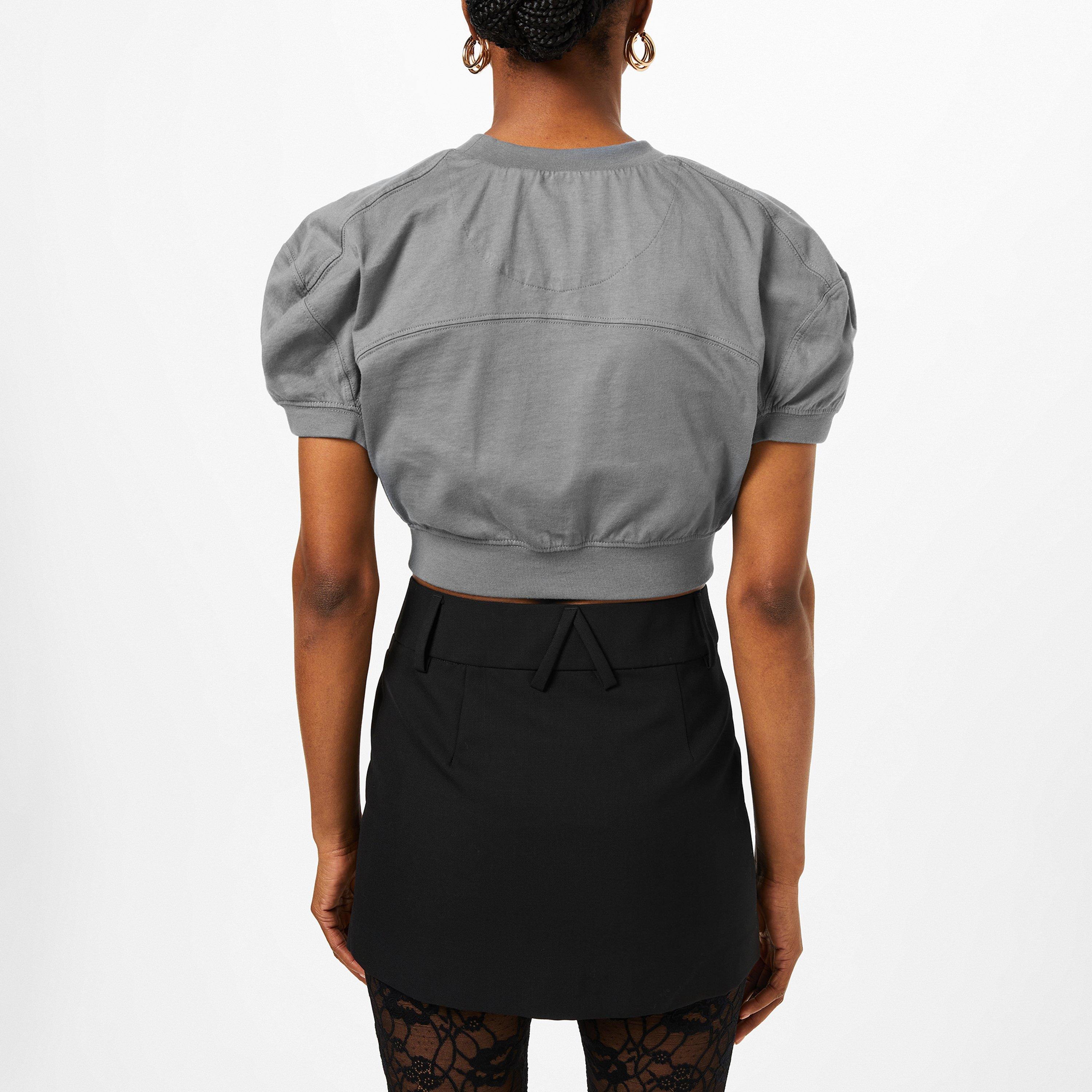 Grey - Vivienne Westwood - Orb Cropped Football T-Shirt - 3