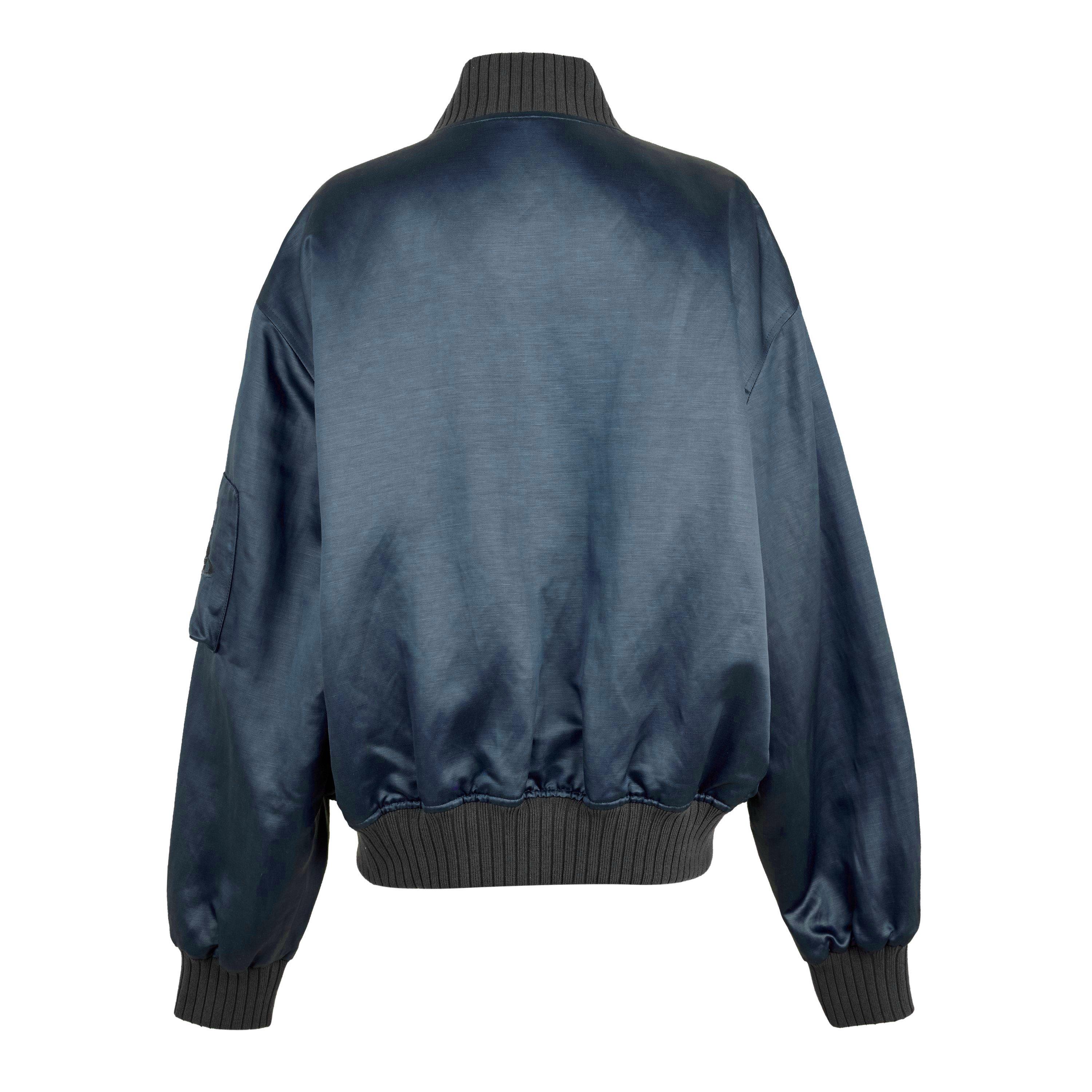 Grey - Vivienne Westwood - Women's Linen Blend Long Sleeve Parka - 6