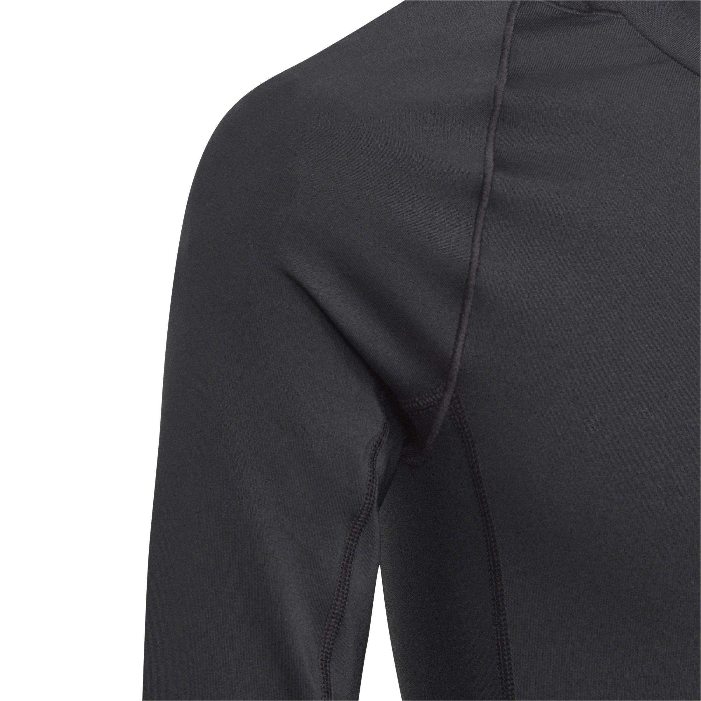 BLACK - adidas - Techfit AEROREADY Long Sleeve Top Juniors - 4