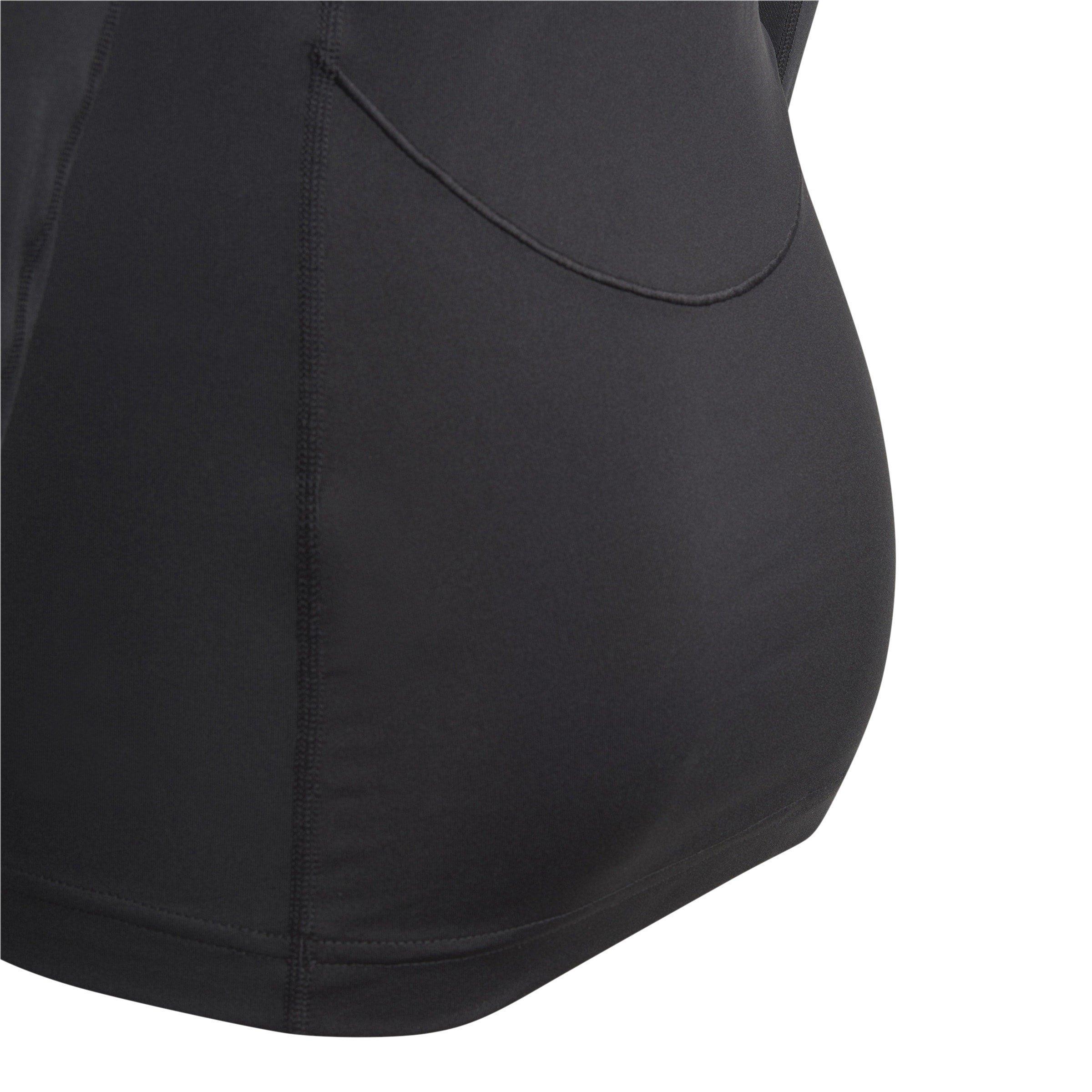 BLACK - adidas - Techfit AEROREADY Long Sleeve Top Juniors - 5