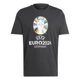 adidas Euro 2024 Official Emblem T-Shirt Mens