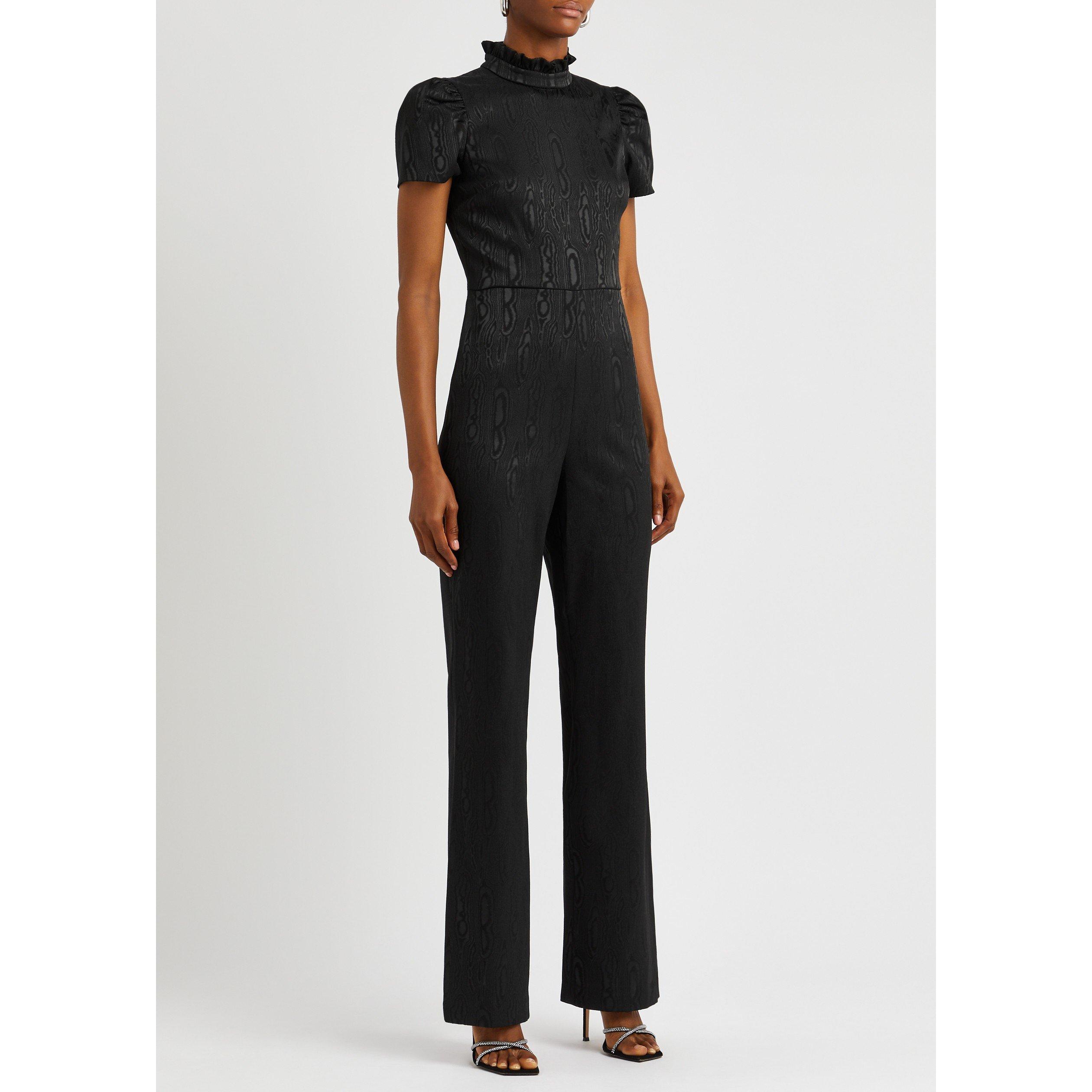 BLACK - Alice And Olivia - JS JORAH SS WIDE LEG JUMPSUIT - 2