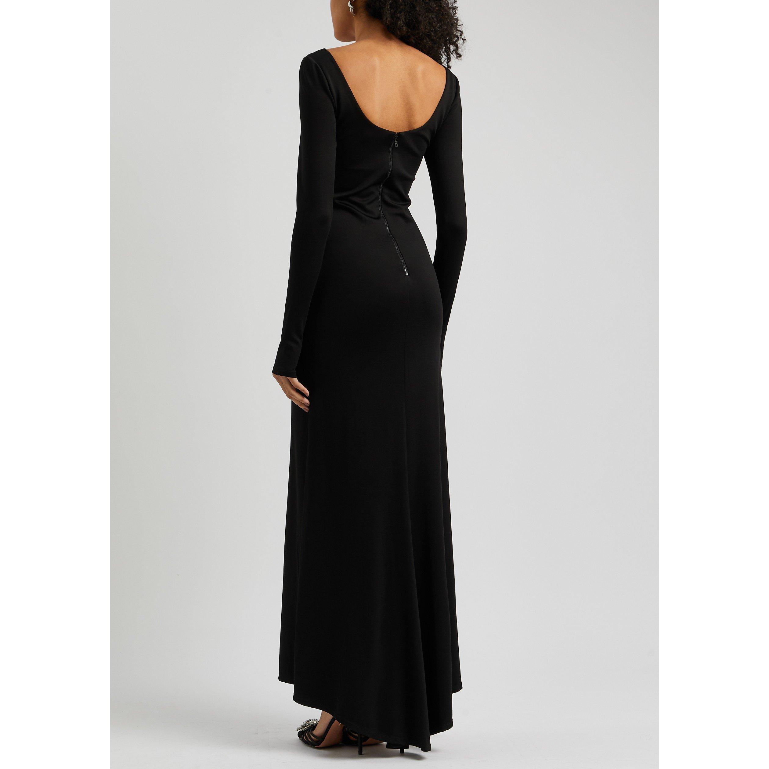 BLACK - Alice And Olivia - LD KALENA CUTOUT MAXI DRESS - 3