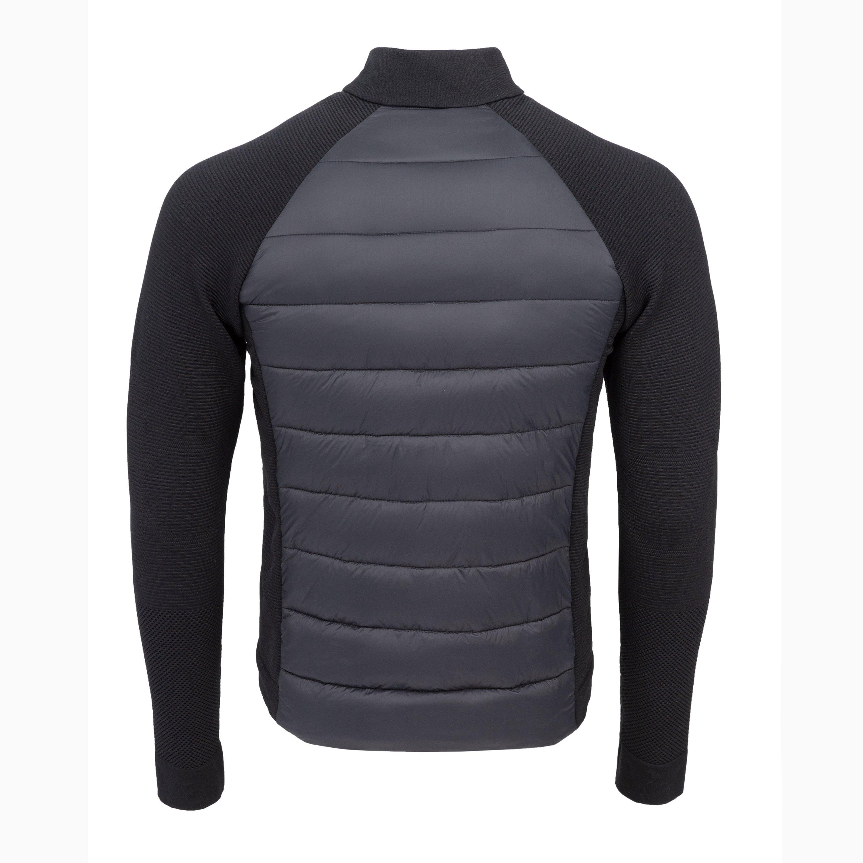 Sort - Slazenger - Men's Thermal Performance Hybrid Jacket - 3