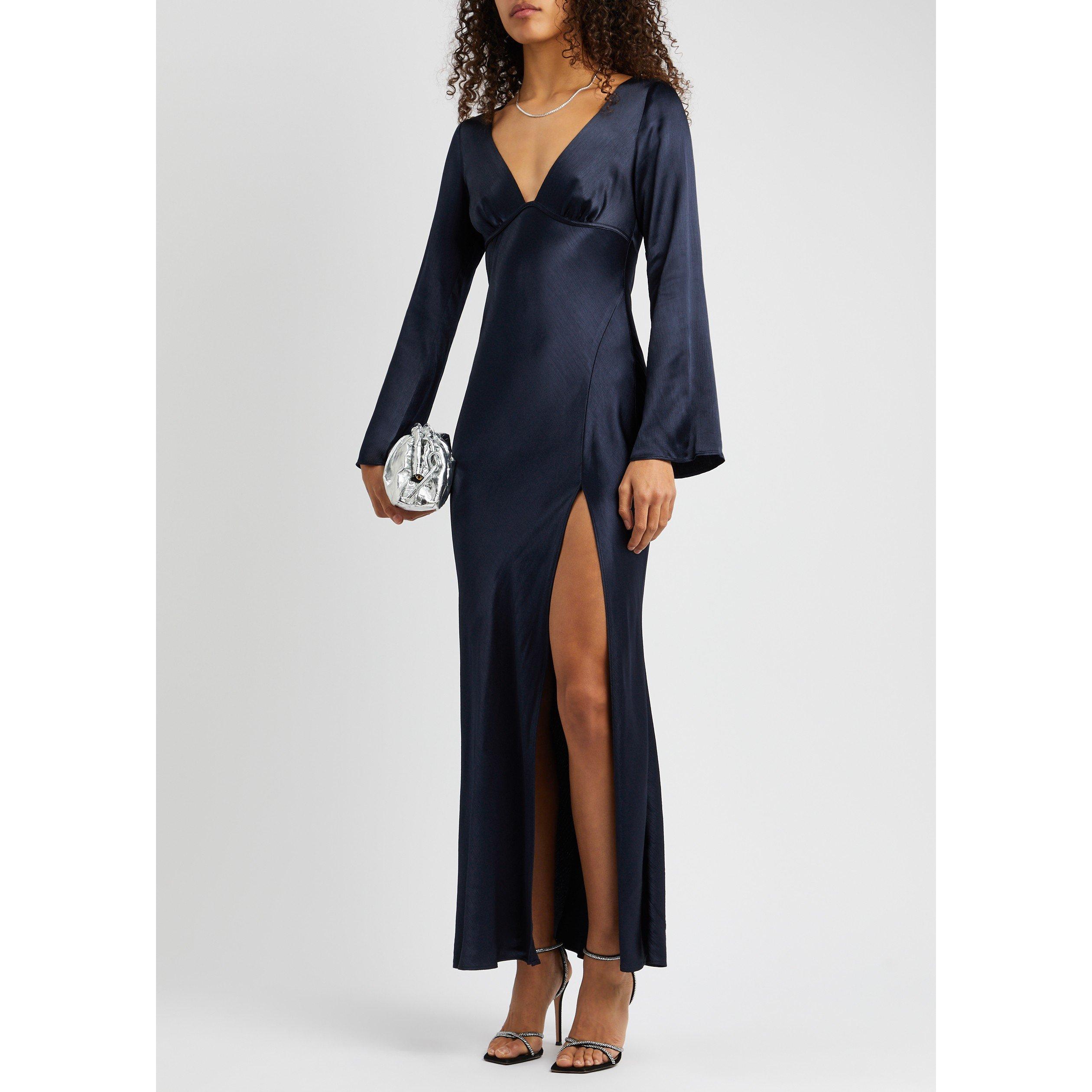 DARK BLUE - Bec and Bridge - LD REN L/S MAXI DRESS - 2