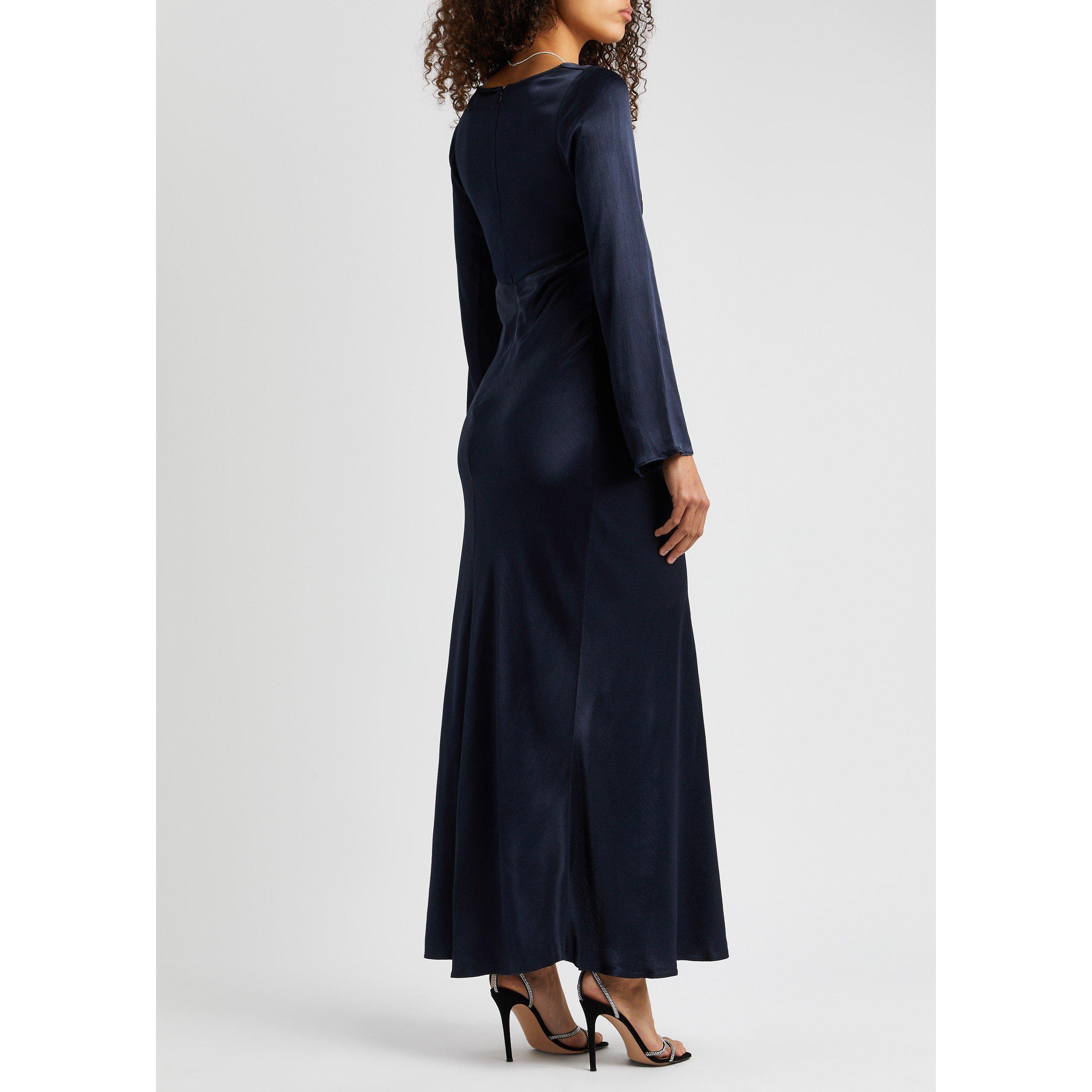DARK BLUE - Bec and Bridge - LD REN L/S MAXI DRESS - 3