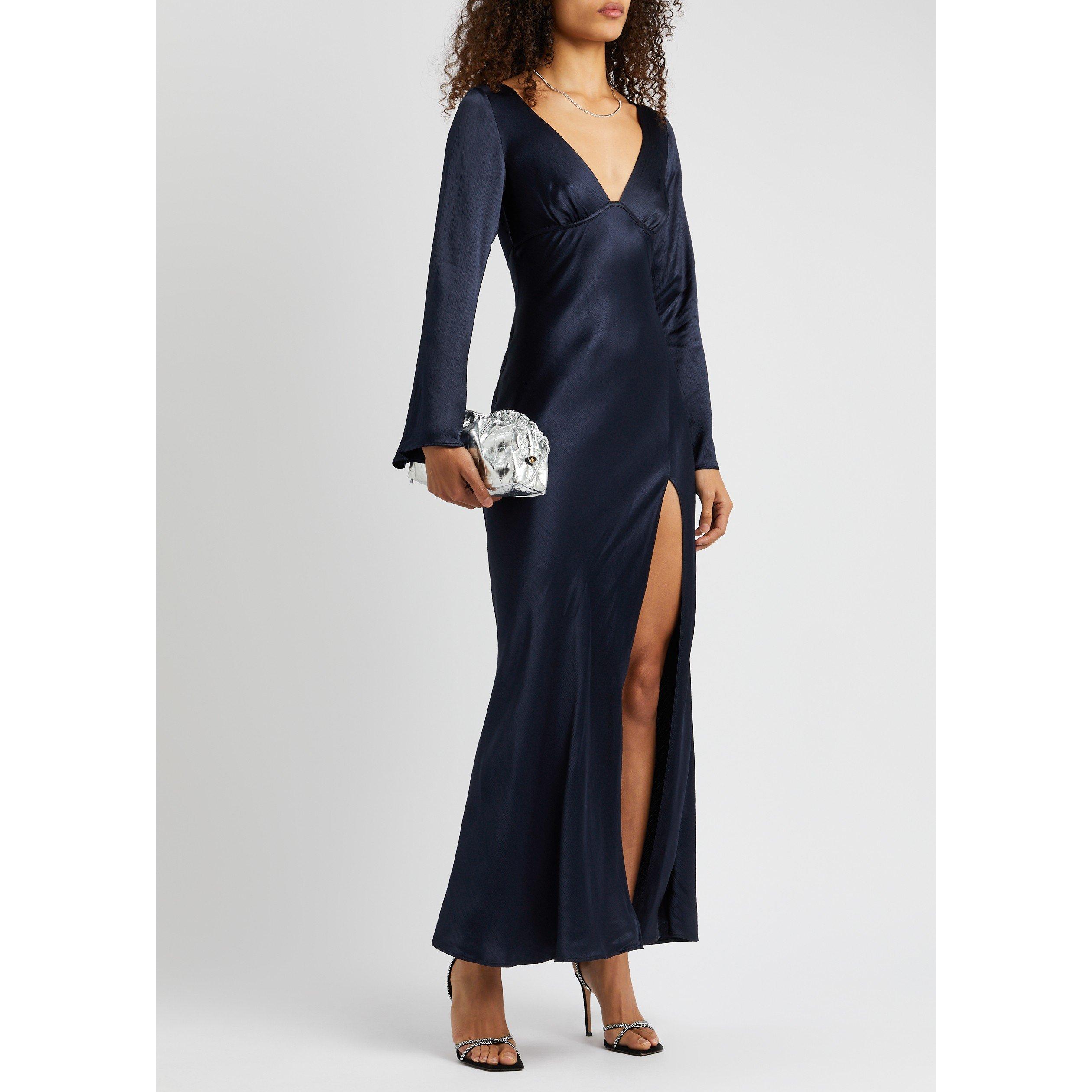 DARK BLUE - Bec and Bridge - LD REN L/S MAXI DRESS - 5