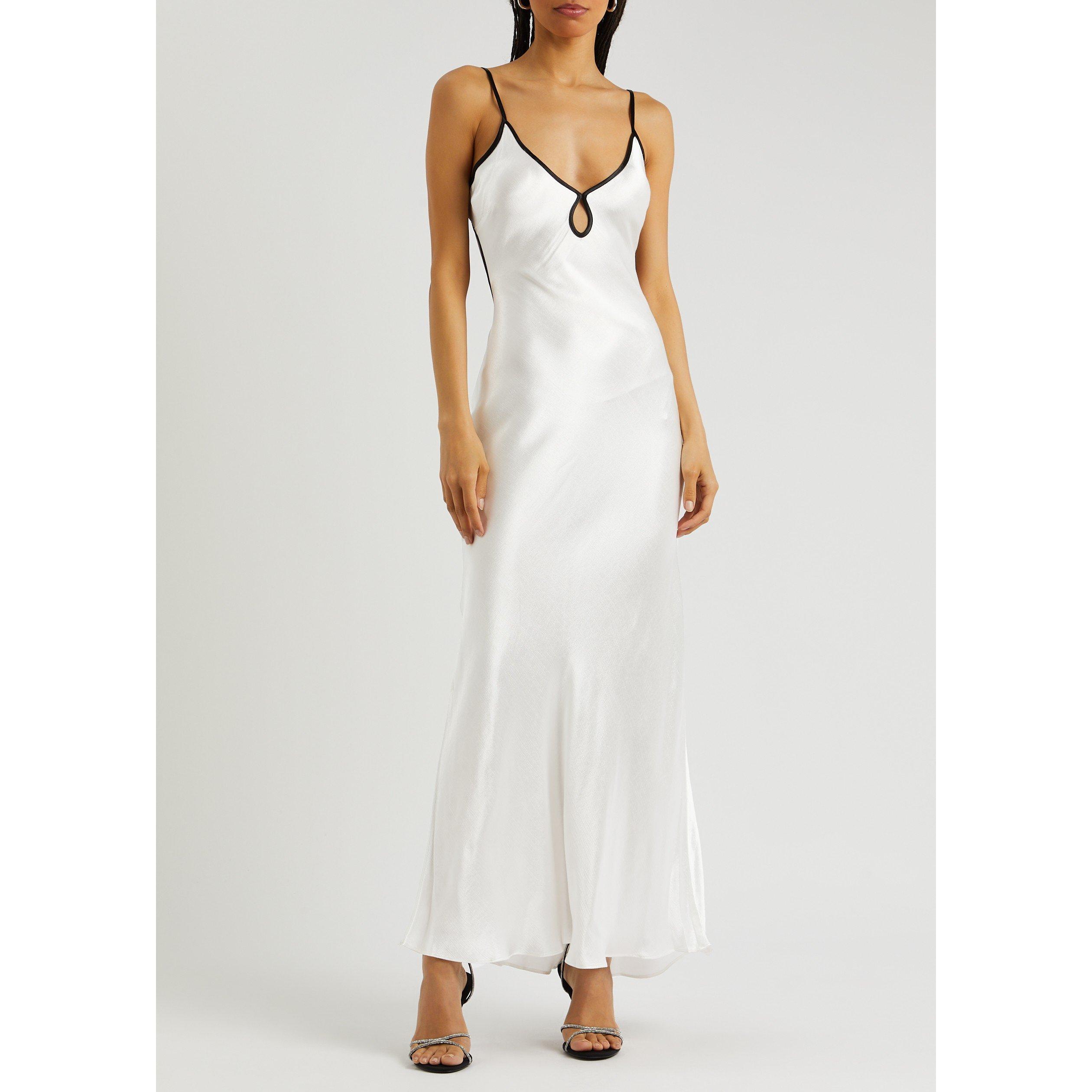 WHITE AND OTHER - Bec and Bridge - Women's Cedar City Satin Maxi Dress - 2