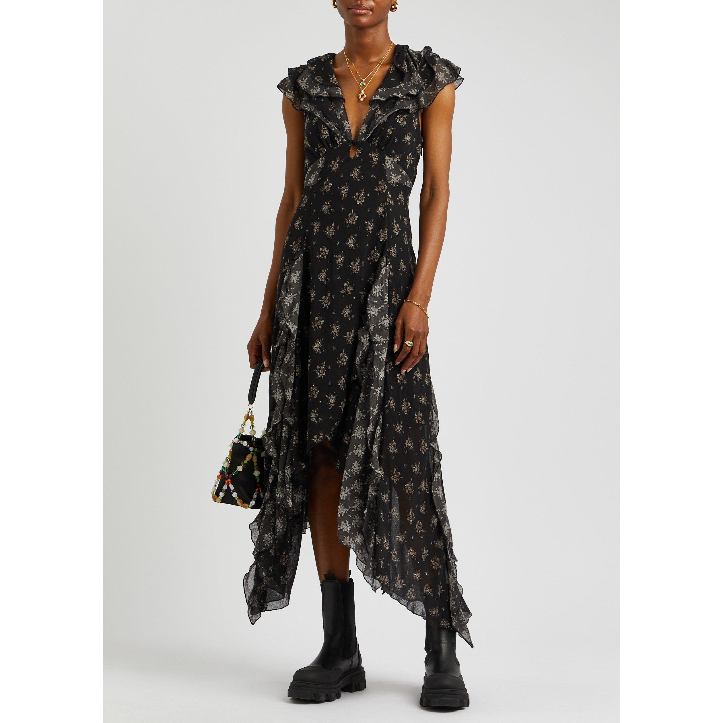 BLACK AND OTHER - Free People - LD JOAQUIN DRESS - 5