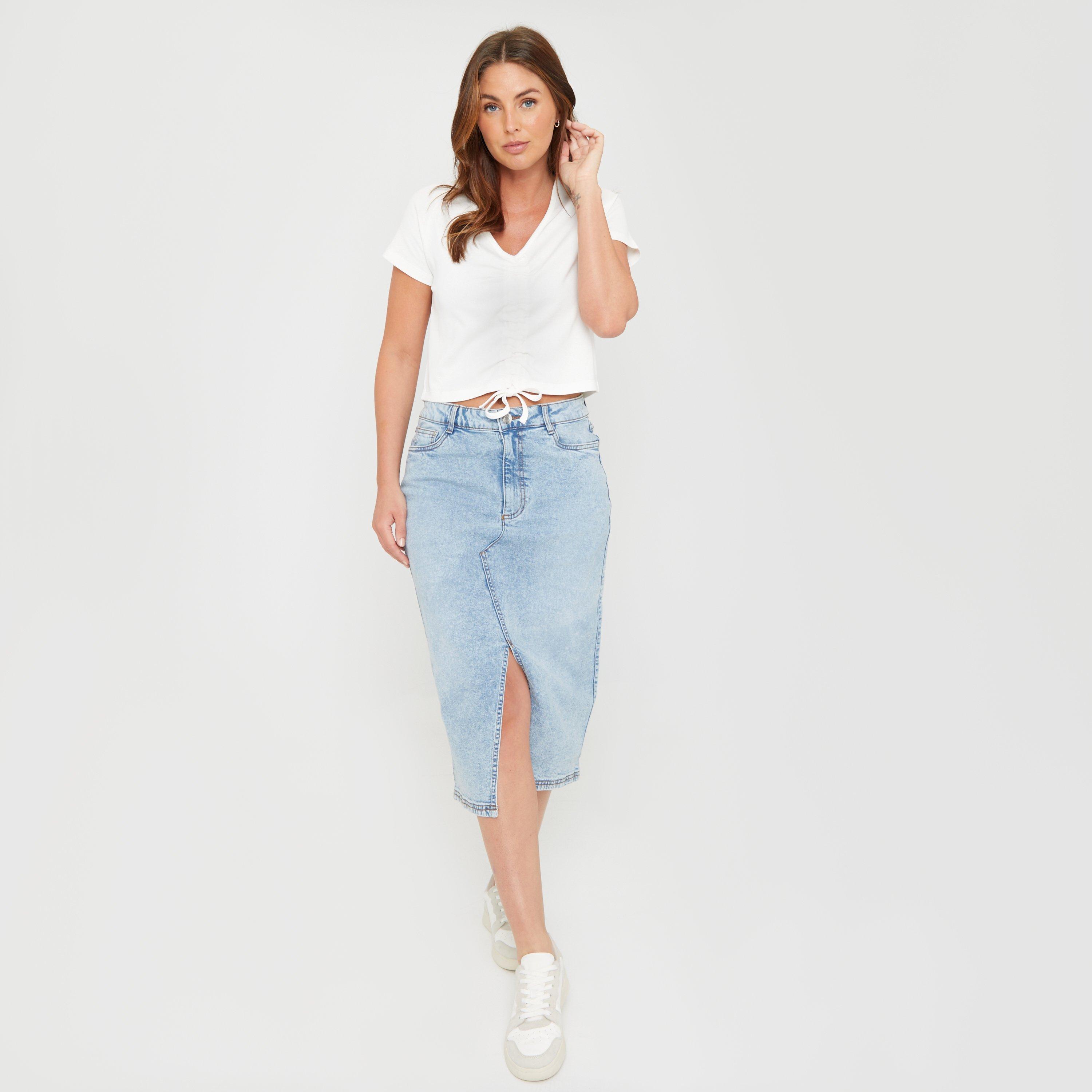 Cream - Be You - Ruched Rib Top Womens - 3