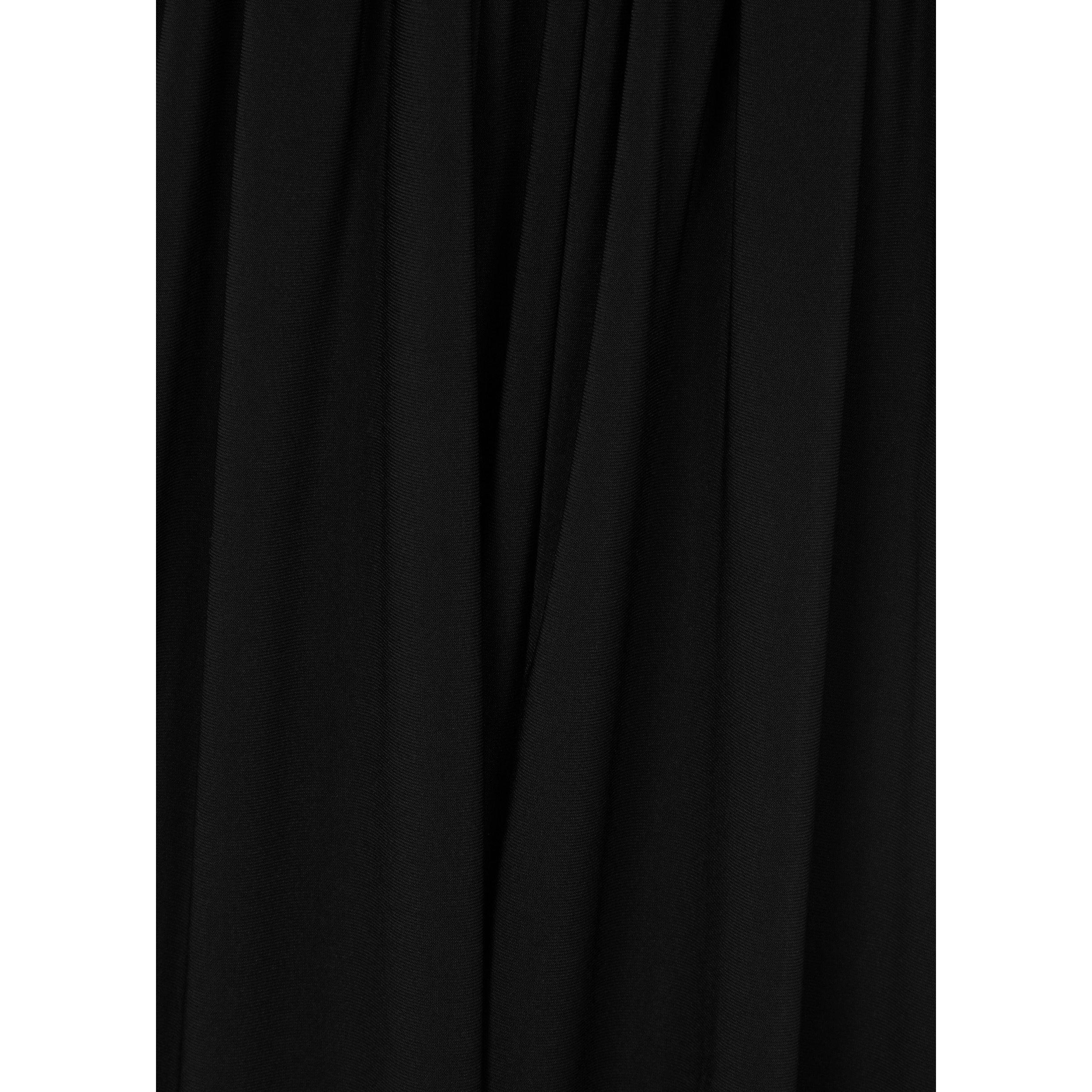 BLACK - Norma Kamali - LD LG SLV TURTLENK GOWN DRESS - 4