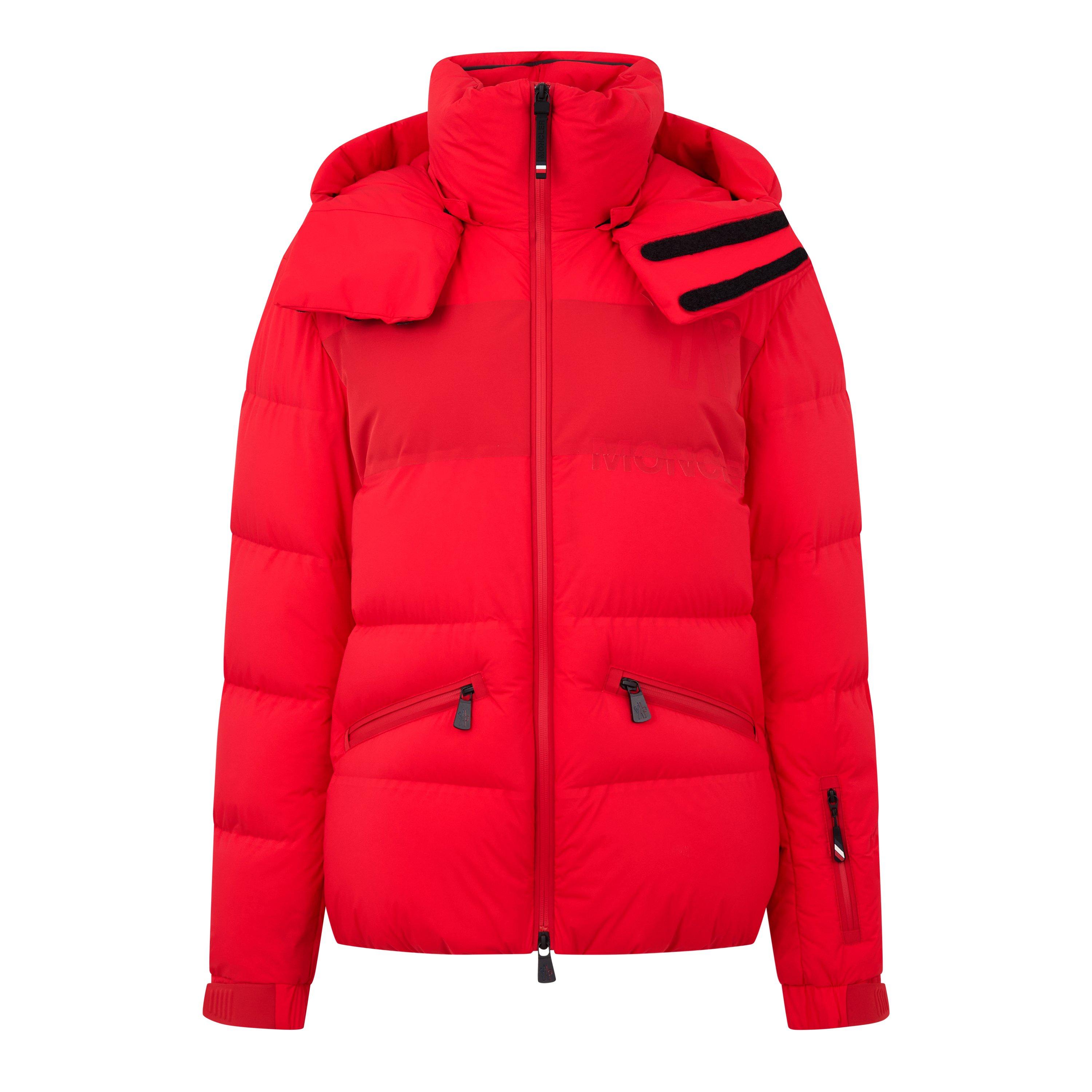 Red 455 - Moncler Grenoble - Men's Toss Down Detachable Hood Down Short Puffer Jacket - 1