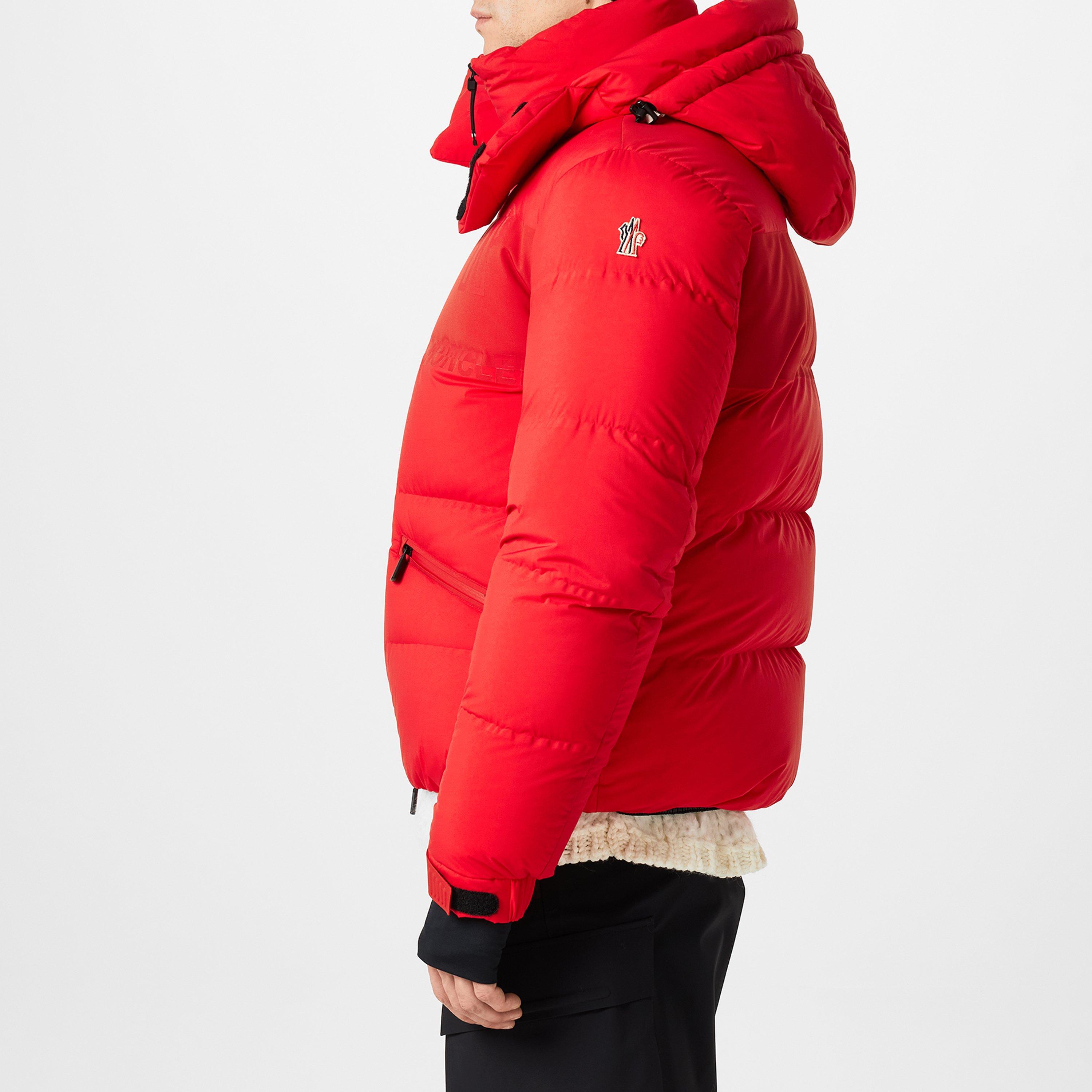 Red 455 - Moncler Grenoble - Men's Toss Down Detachable Hood Down Short Puffer Jacket - 5