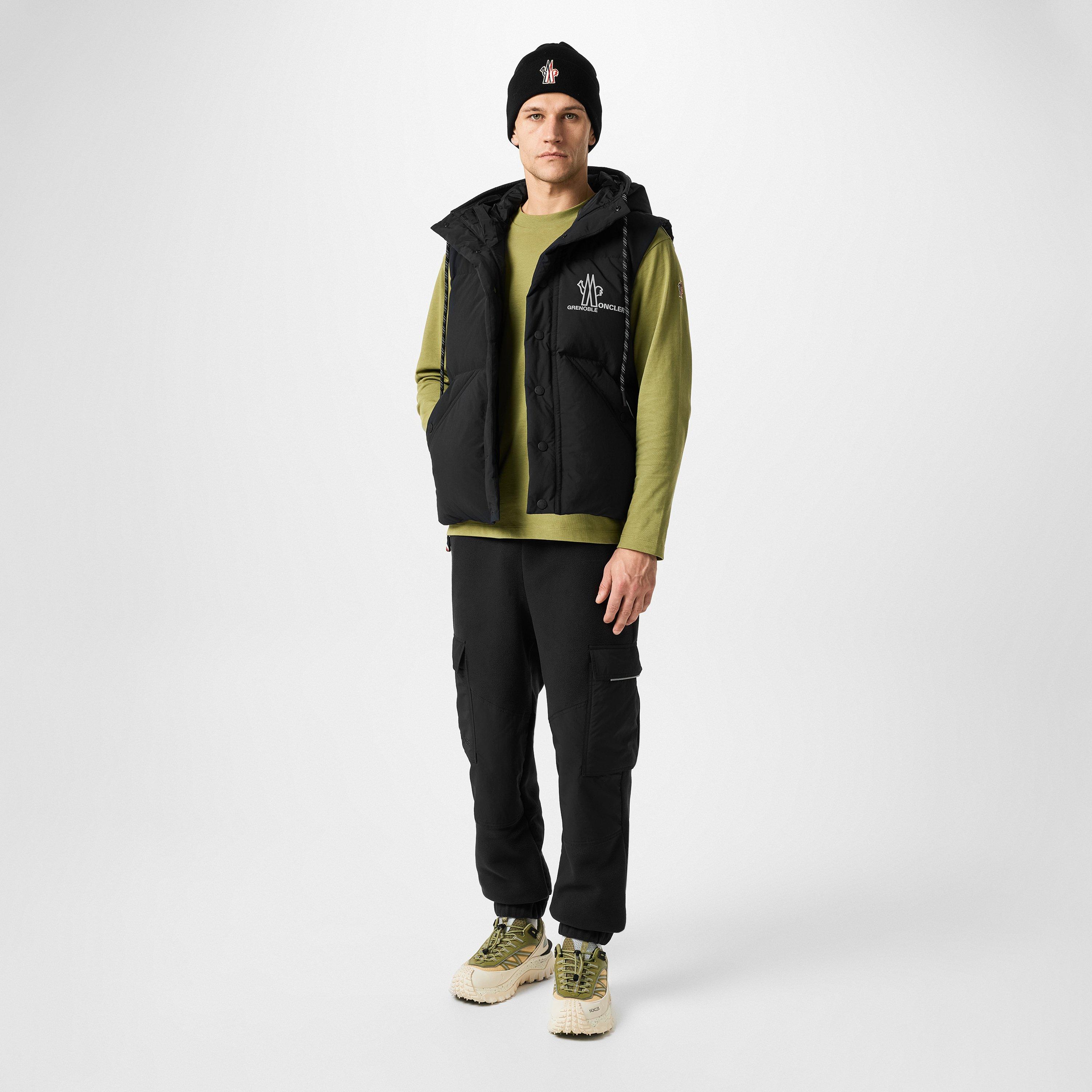 Black 999 - Moncler Grenoble - Men's Baldy Windproof Water-Repellent Down Hooded Gilet - 4