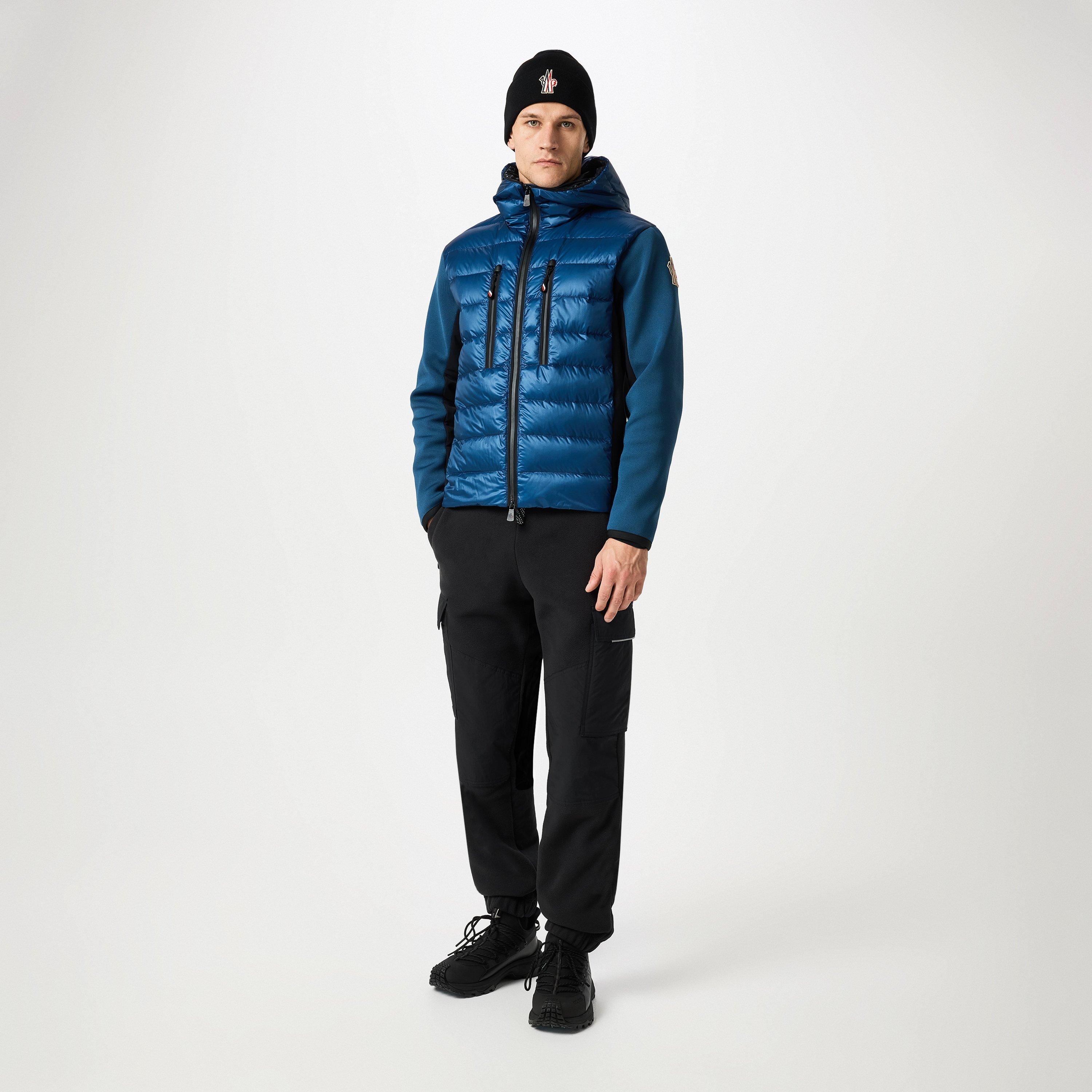 Blue 76G - Moncler Grenoble - Men's Padded 90/10 Goose Down Long Sleeve Hybrid Jacket - 4