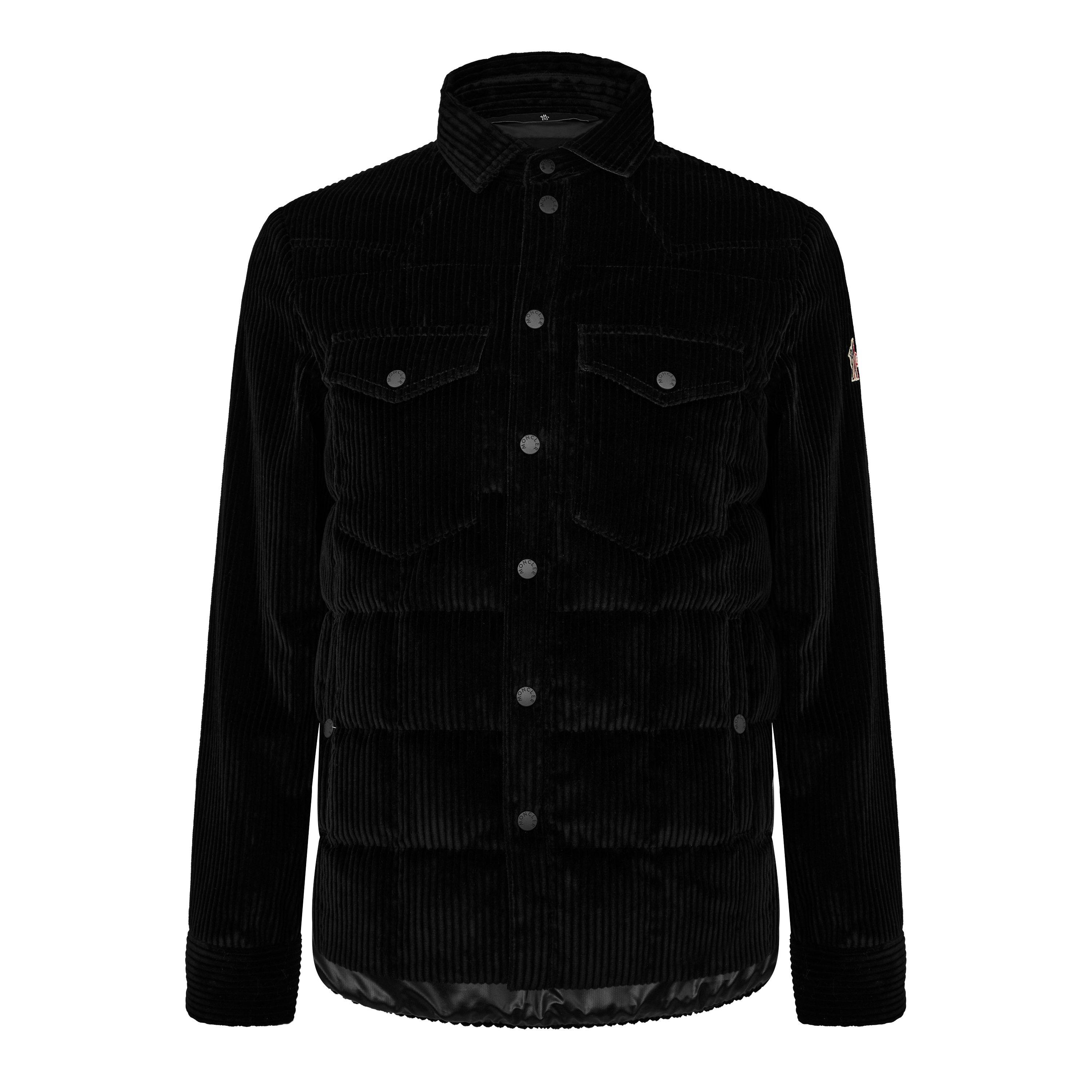 Black 999 - Moncler Grenoble - Men's Gelt Corduroy Down Long Sleeve Hybrid Jacket - 5