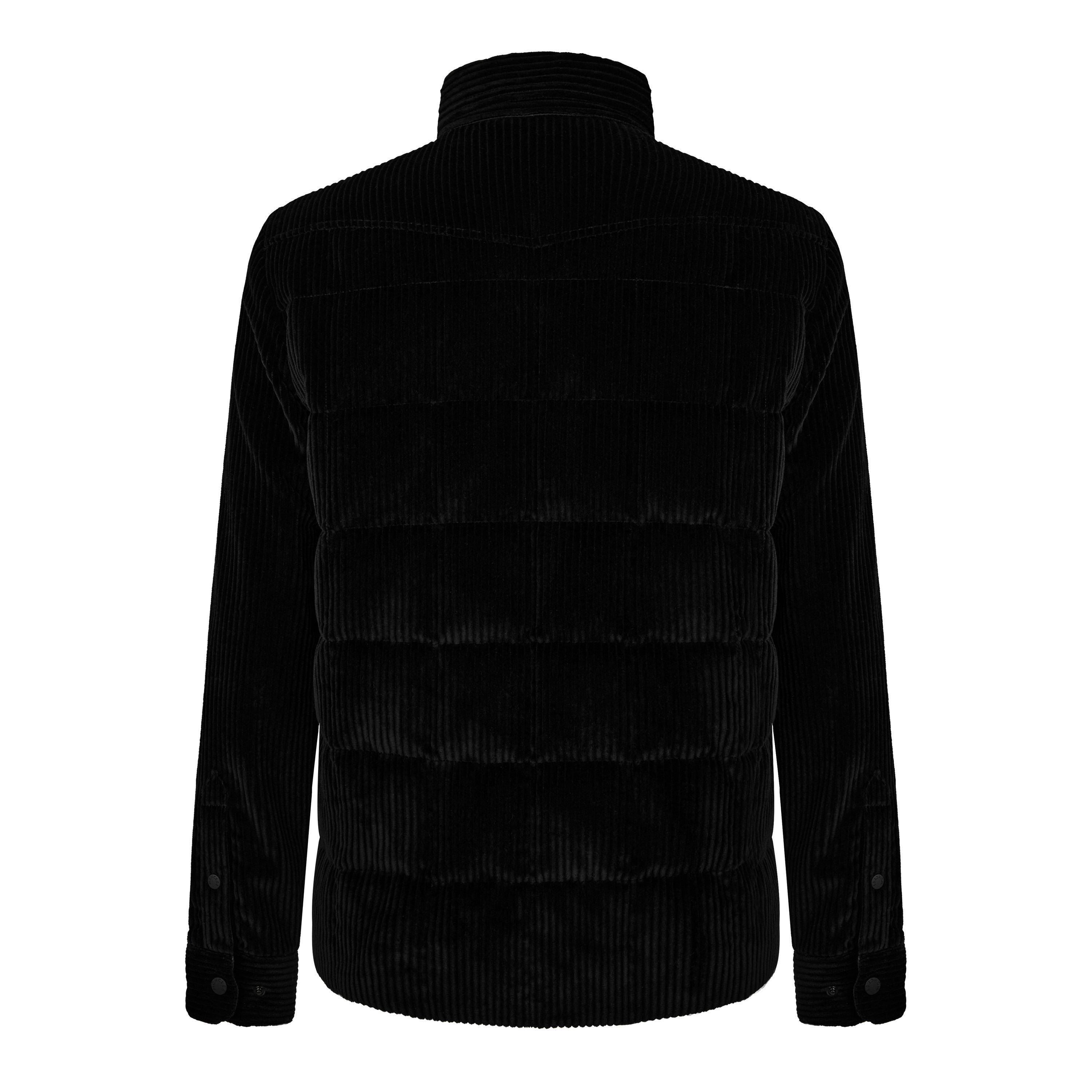 Black 999 - Moncler Grenoble - Men's Gelt Corduroy Down Long Sleeve Hybrid Jacket - 6