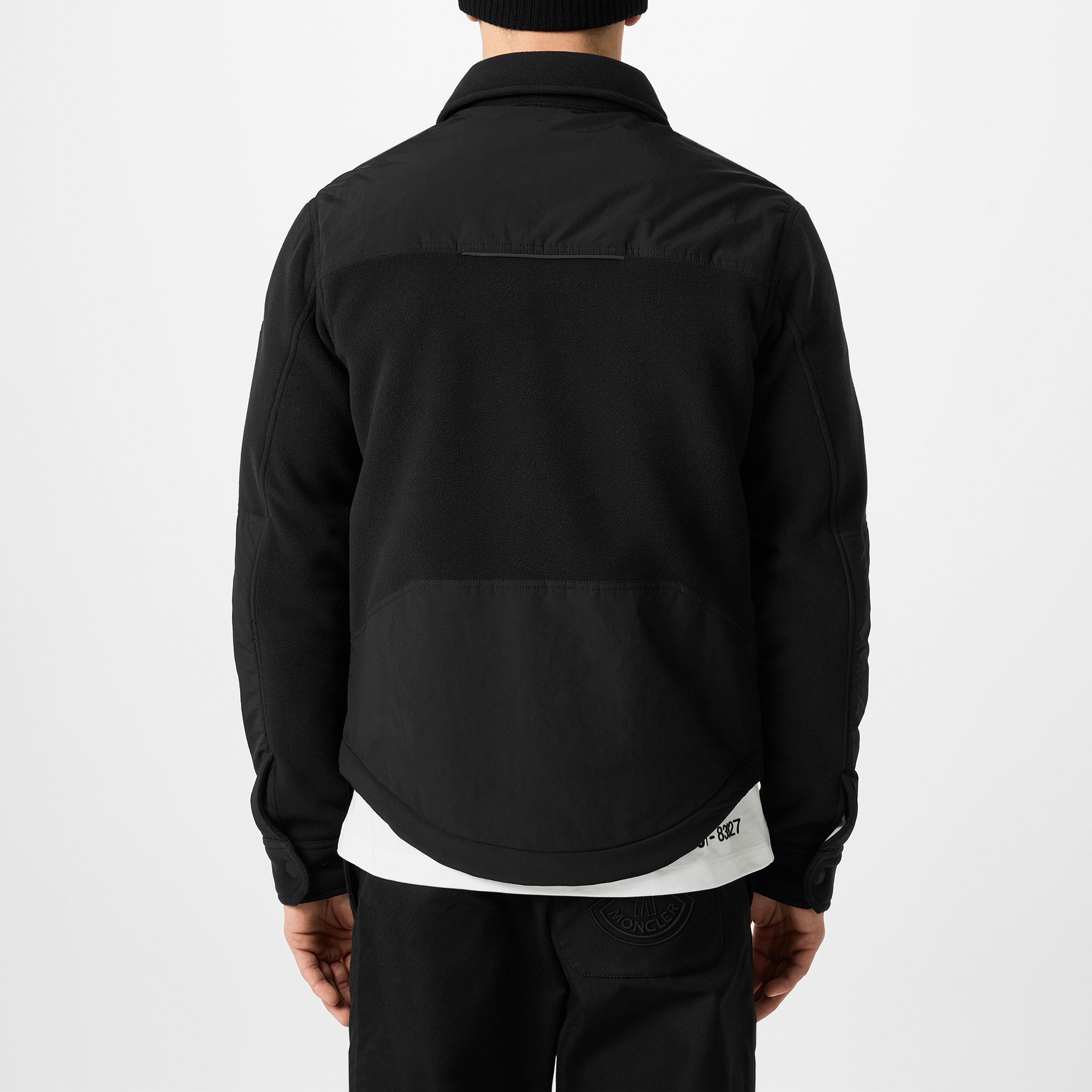 Black 999 - Moncler Grenoble - Men's Pocket Long Sleeve Button Overshirt - 3