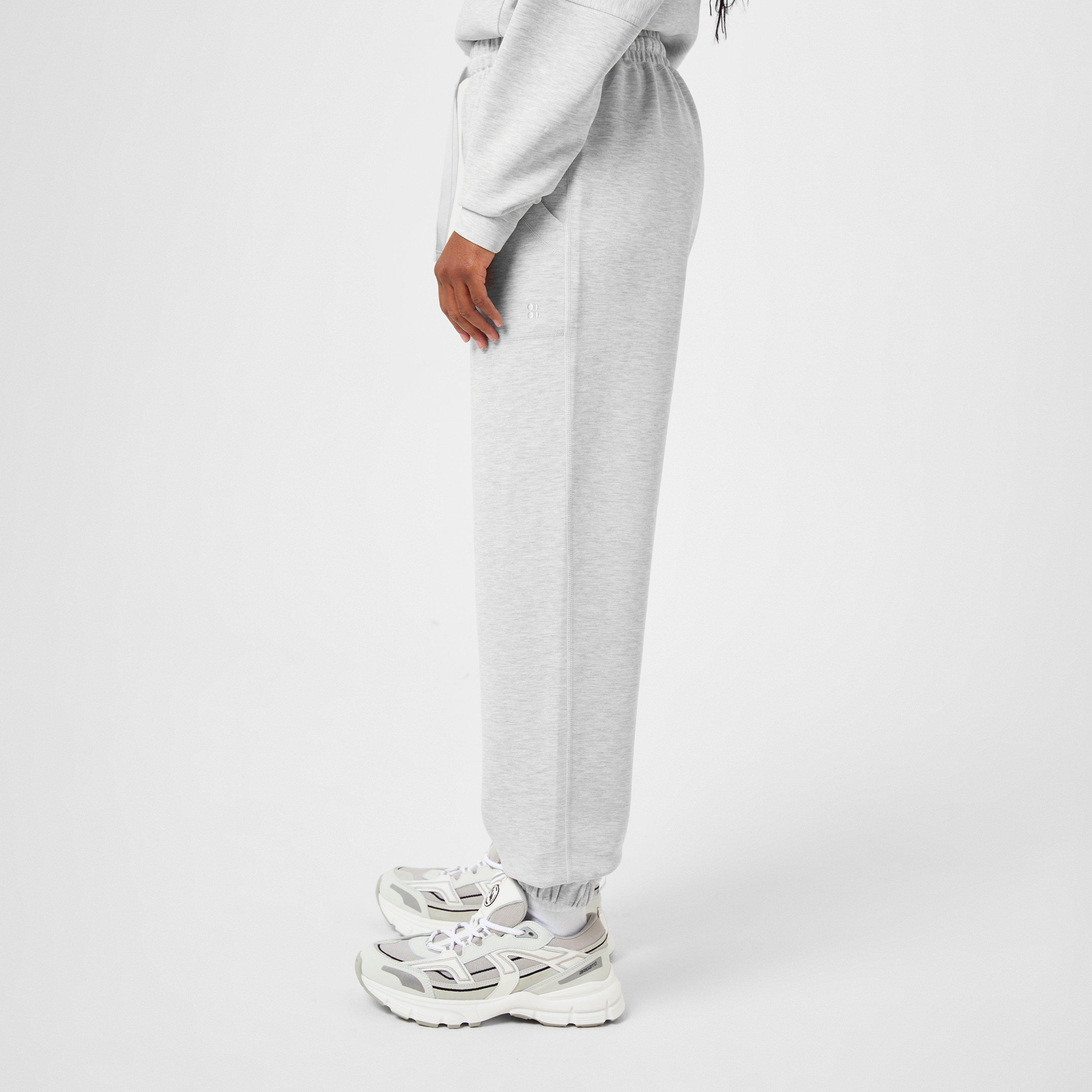Ice Grey Marl - Sweaty Betty - Women's Closed Hem Woven Joggers - 2